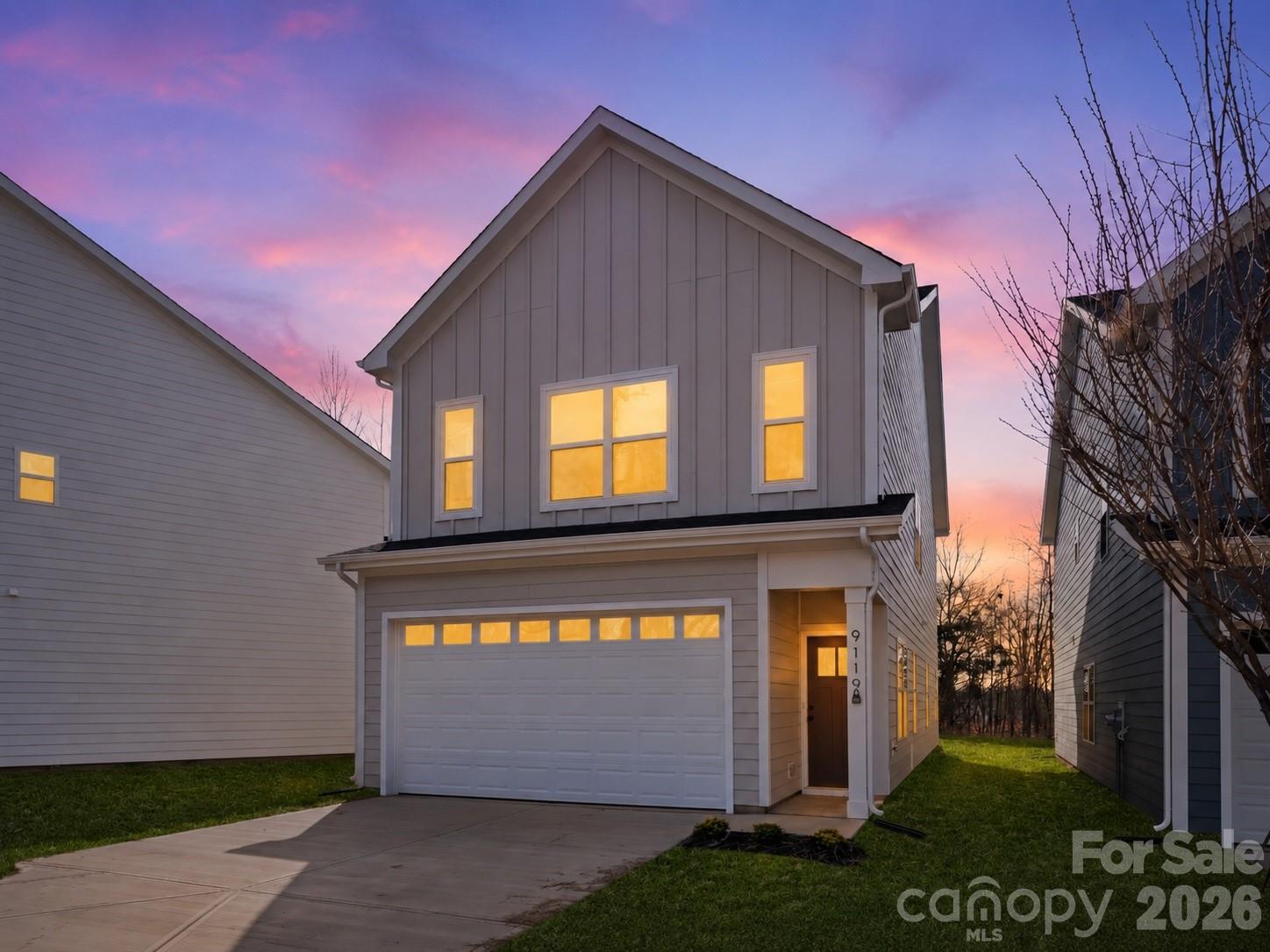 ONLY 2 HOMES REMAINING!! If you’ve been searching for new construction homes in Charlotte, NC that truly have it all, this is it. This exclusive five-home subdivision offers beautifully crafted, move-in ready homes in one of Charlotte’s most convenient locations. These new construction homes in Charlotte qualify for 100% financing and up to $10,000 in closing cost assistance, making them an incredible opportunity for first-time home buyers. Each home includes a full appliance package with refrigerator, washer, and dryer, along with fenced-in backyards perfect for your dogs. With no HOA, durable low-maintenance construction, and a home warranty included, you can move in with confidence from day one. Located just 15 minutes to Uptown Charlotte and South End, less than 10 minutes to Charlotte Douglas International Airport, and minutes from the U.S. National Whitewater Center, these homes offer quick access to Pine Island Country Club and are within 10–20 minutes of Mountain Island Lake, Lake Norman, and Lake Wylie—an unbeatable location for both commuting and recreation. Inside, you’ll find an open-concept floorplan with 9-foot ceilings on both levels, quartz countertops, white shaker cabinetry with 42-inch uppers, soft-close doors, designer tile backsplash, and luxury vinyl plank flooring throughout. Both the primary and secondary baths feature tile extended to the ceiling—an elevated detail rarely found at this price point. A dedicated main-level home office, two-car garage, rear patio, and flat fenced backyard complete these thoughtfully designed homes. If you’re looking for move-in ready homes in Charlotte with no HOA, modern finishes, financing incentives, and a prime location near Uptown and the airport, this is your opportunity. Come see the difference for yourself.
