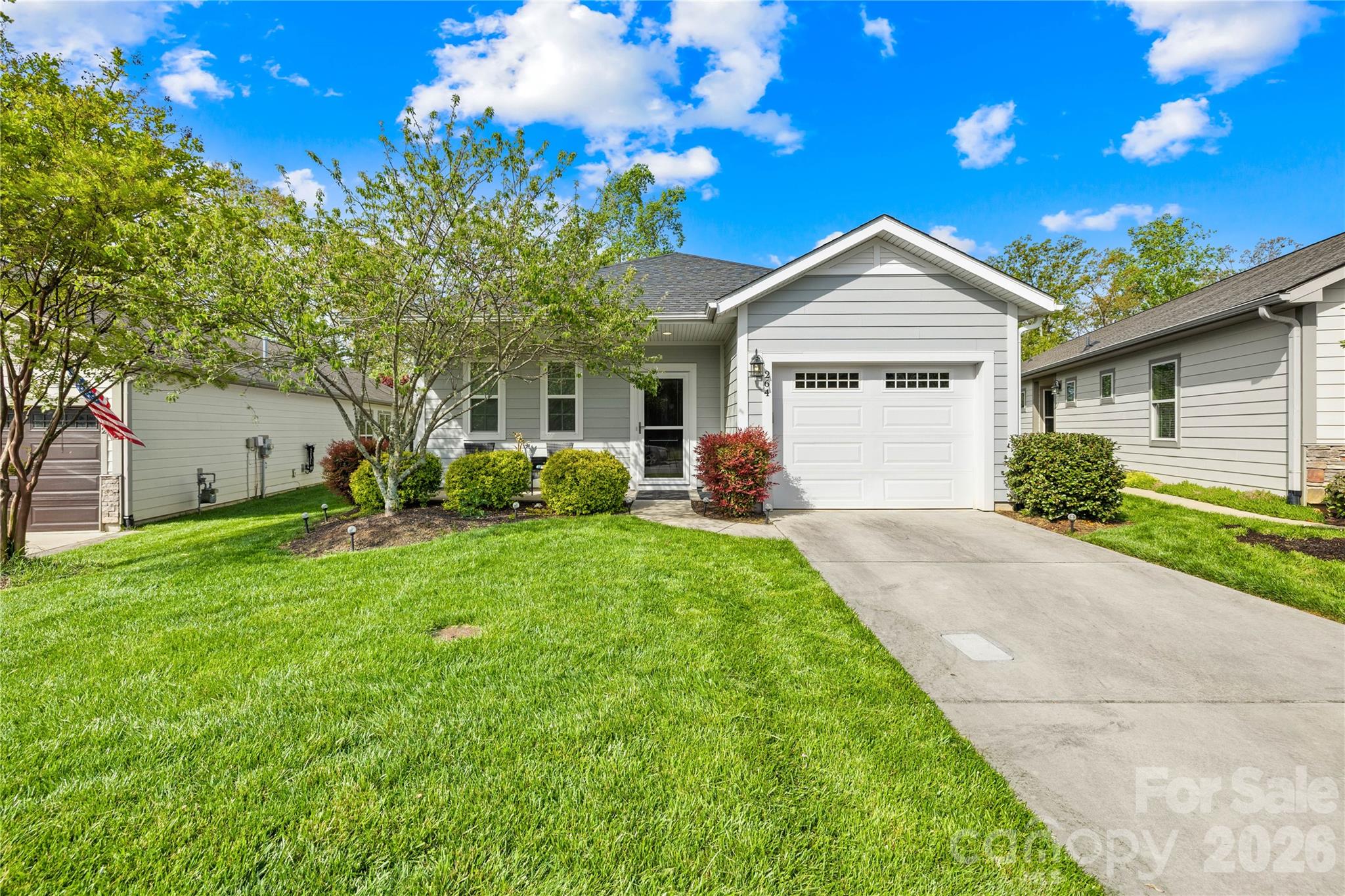 Exclusive 55+ Community: Single-Level Ranch Perfection

Discover the ease and comfort of ranch home living in this desirable 55 and over community. This thoughtfully designed residence offers 2 bedrooms and 2 full bathrooms, providing ample space and privacy.

The heart of the home is the open floor plan, which creates a seamless flow from the well-appointed kitchen into the family room—an ideal layout for entertaining and day-to-day life.

Retreat to the primary bedroom suite, featuring a spacious full ensuite bath and a large walk-in closet for ultimate convenience.

Outside, enjoy true relaxation on your large covered screened-in back porch. This tranquil space overlooks a private backyard, perfect for enjoying quiet mornings or peaceful evenings.

Experience low-maintenance, comfortable living in a fantastic active adult community.