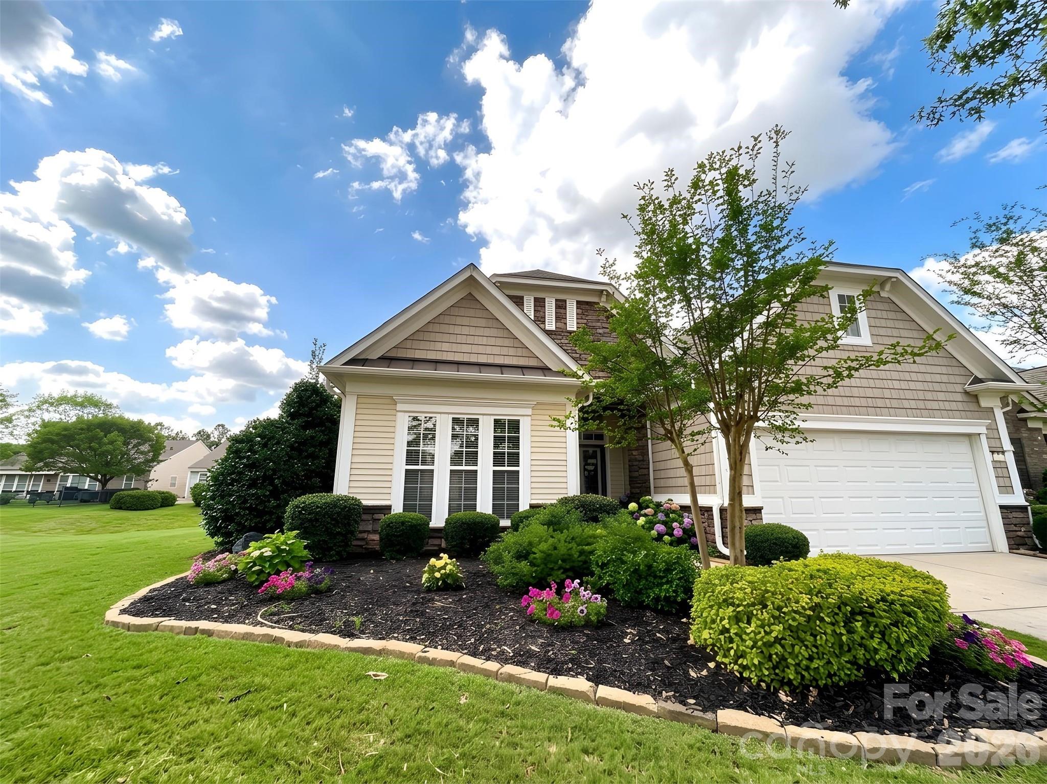 Rarely does a floor plan this versatile come available on a premium corner lot. This beautifully maintained Willow Bend with Loft sits in the heart of Sun City Carolina Lakes, the most sought-after 55-plus community in the Charlotte metro, and it is move-in ready with all the updates already done.

The home lives on one floor. Nearly 1,954 square feet on the main level means you never have to go upstairs unless you want to. The open great room flows into the dining area and eat-in kitchen with a large center island, desk, new quartz countertops, wide deep sink, new stainless steel appliances, and lots of cabinets. There's also a gas fireplace.

A dedicated private office sits just off the main living area, perfect for hobbies, reading, or staying connected.

The spacious primary suite features a tray ceiling, walk-in closet, dual vanity with quartz tops, soaking tub, separate shower with grab bars and seat.

A second bedroom and full bath are also on the main floor, along with a convenient laundry room with sink.

A screened enclosed patio with custom shades backs to mature shrubbery for privacy. A separate dining patio is ready for outdoor grilling. Natural light pours in from multiple sides. The oversized two-car garage fits both a car and a golf cart, with extra driveway space for guests. Storage throughout, plus additional storage above the garage.  

Everything is NEW or recent:

Roof replaced 2021
New hot water heater
New quartz countertops  
New stainless-steel appliances
New wide plank Luxury Vinyl Plank low maintenance flooring
New carpet
New garbage disposal
Upstairs is a complete bonus suite with approximately 727 square feet with a large living area, private bedroom, full bath, and extra storage.  Use it for guests, a hobby studio, gym, home office, or future caregiver suite. It gives you the flexibility most single-story homes simply cannot offer.

The community is in a class of its own. Two clubhouses including the 40,000 square foot Lake House, 18-hole championship golf course and driving range, indoor and outdoor pools, pickleball, tennis, bocce, fitness centers, walking trails, Catawba River kayaking, softball fields, woodworking, pottery, crafts, community gardens, and more than 140 social clubs and activities. Lawn mowing and annual mulch are included, so your weekends are your own.

Medical, shopping, restaurants, and entertainment are minutes away. Charlotte Douglas Airport is approximately 40 minutes. South Carolina's low property taxes add to the value year after year. Taxes reflected as a non-owner occupied and will drop to approx $2800-$3000 annual as compared to other owner occupied homes.

At $229 per square foot, this is one of the strongest values in Sun City today.

Seller is a SC licensed real estate agent.