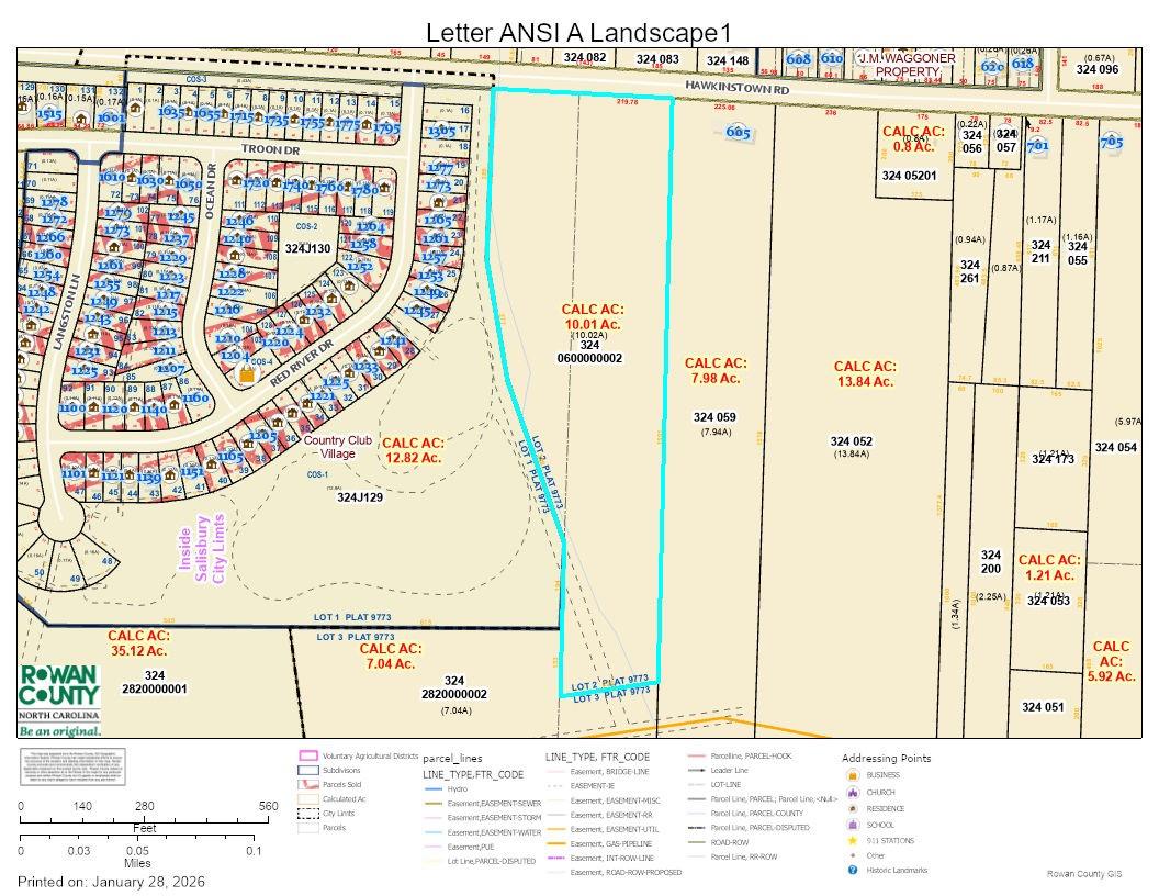 Roughly 10 acres zoned UR12. This property can be a small sub development allowing 12 units per acre, a townhome development or nice parcel for someone looking to build their own single family home on a a larger parcel offering ample privacy while being just minutes from downtown Salisbury, Novant Health Rowan Medical Center, VA Hospital and the Country Club of Salisbury.