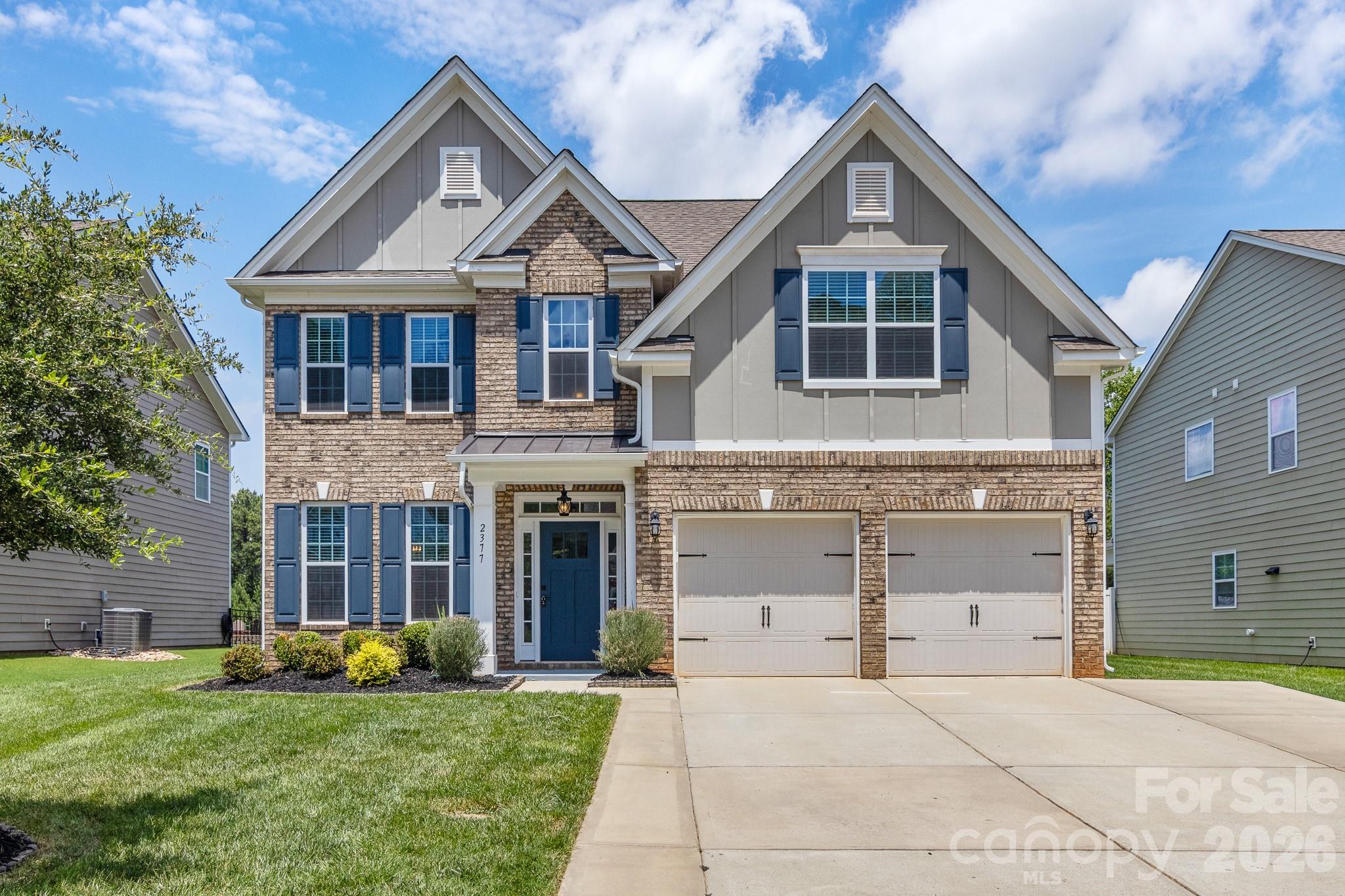 Welcome home to the desirable Covington at Lake Norman neighborhood.  You'll feel instantly at home here! Step into an open foyer bathed in natural light. The first space to capture your eye is the flex room with tray ceiling that could function as a dining area, home office, or any living space you can dream of! The main level has an open floorplan with the kitchen, breakfast area, and HUGE great room flowing seamlessly together to create the perfect space for both entertaining friends and family and relaxing nights in. This dream kitchen features designer tile backsplash, granite countertops, sizeable kitchen island/breakfast bar, TONS of cabinet and pantry space, and stainless steel appliances. Great room has a gas fireplace, built-in bookshelf, and INCREDIBLE natural light! The main level has a guest bedroom and FULL bathroom.  This bathroom has a shower/tub combo and single granite vanity. Upstairs- Walk through the double doors into the spacious primary bedroom with a tray ceiling. The primary bathroom features dual granite vanity, walk-in shower with glass door, garden tub, and large walk-in closet. The laundry room is conveniently located on the upper level as well with hookups for washer and dryer. There are 2 more good-sized bedrooms upstairs and another full bathroom with a shower/tub combo and single granite vanity. Also upstairs is a LARGE bonus room/additional bedroom with a vaulted ceiling. 
The home has an attached two car garage.  At the garage entrance to the home is an awesome built-in drop zone to keep you organized! LVP floors downstairs and carpet upstairs and in the main level bedroom. 
Finally, the backyard is full of delights!  It is fully fenced, has a pergola on the patio, a stone firepit, and a large shed, ready for storage or a small workshop space.  The neighborhood amenities are plentiful as well!! Pool with water slides, clubhouse, playground, and common areas. Come see it today!
