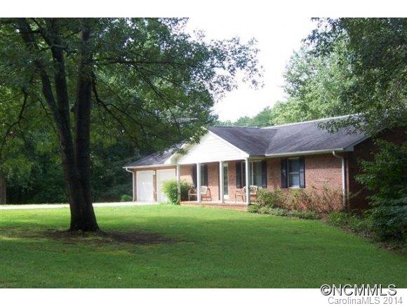 Brick ranch in great condition in city limits. M/br on main with large  m/bath with jacuzzi tub, separate shower,walk in closet.Open living room with dinning area.Downstairs is a large bonus room , 3rd bedroom and a kitchenette area ( needs to be completed). Plenty of storage with a two car garage up an one car below. Two large decks to enjoy the outdoors. Home is built in the middle of two lots and a third heavily wooded lot provides privacy.