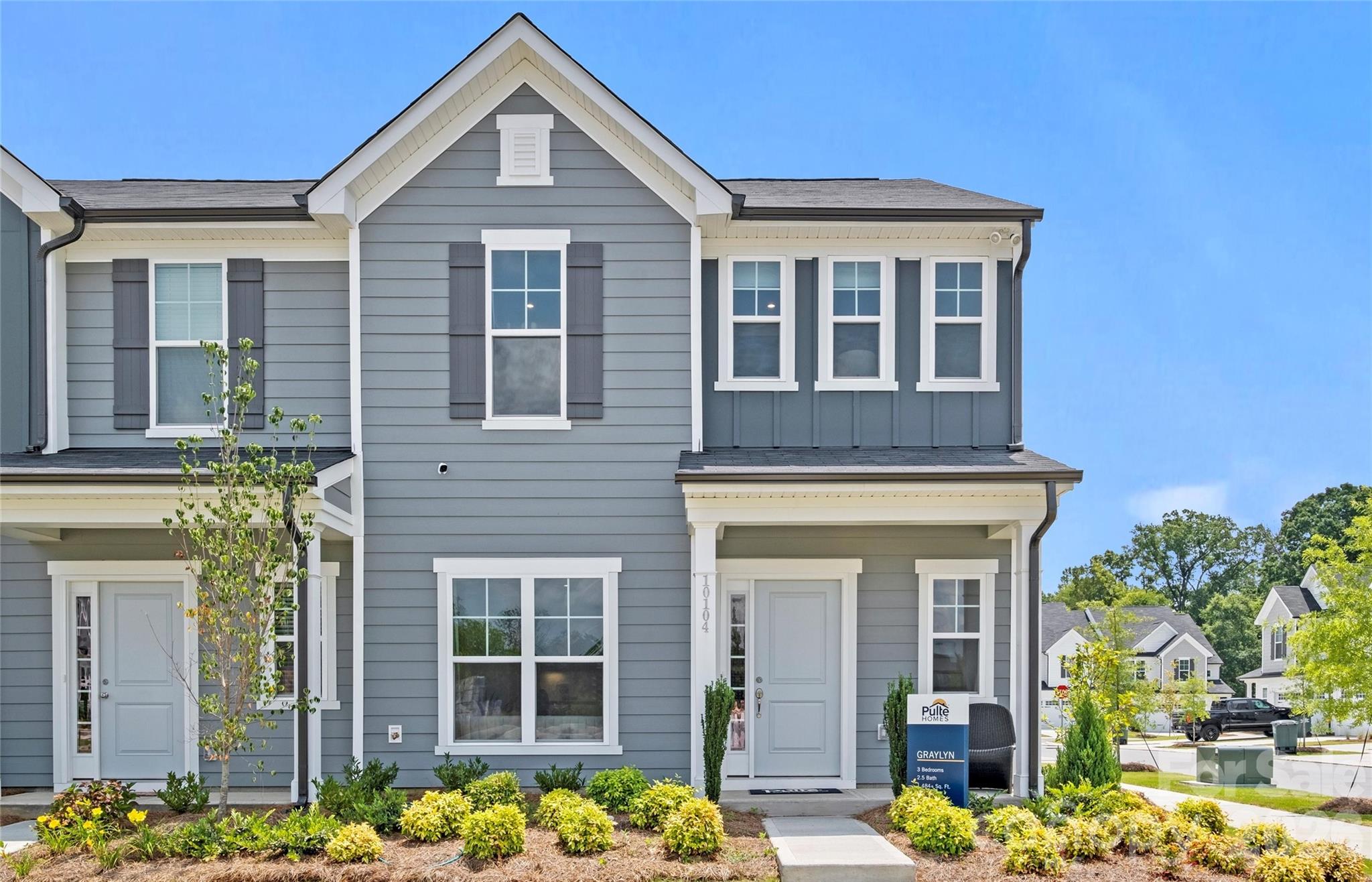 Welcome to the BRAND-NEW Riverstone flagship community! Check out this wonderful new Graylyn 2-story attached townhome! This home features partial brick and James Hardie plank siding exterior. Enormous owner's suite, SS appliances, upgraded interior finishes, double vanity owner's bath, granite countertops, full sod/landscaping with lawn services. 3 Bedrooms/2 Full and 1 Half Baths. All of the finishes you would expect in a brand-new home! Lovely new community with future clubhouse, pool, playground, pickleball and so much more! Easy access to the Monroe Bypass! HOA includes high-speed internet and cable TV.