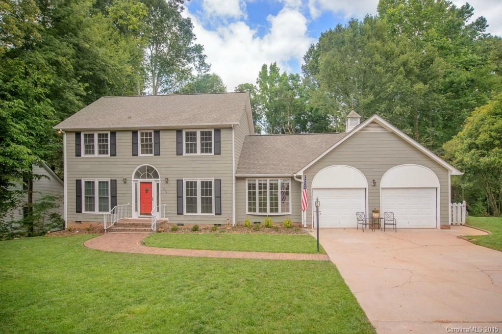 Terrific Old Orchard home, Fort Mill. Master on main, 3beds up plus Loft. Open floor plan down with separate office/study. Kitchen looks onto Living and Dining Room. Converted garage, heated/cooled, currently used as all purpose Rec/Play Room -easy to establish as true garage if desired. New deck off back overlooks a private lot. Current owners have made/enjoyed improvements: wood flooring/new carpeting, plus more. Short walk thru n'hood to elementary school and Harris St park/playground.