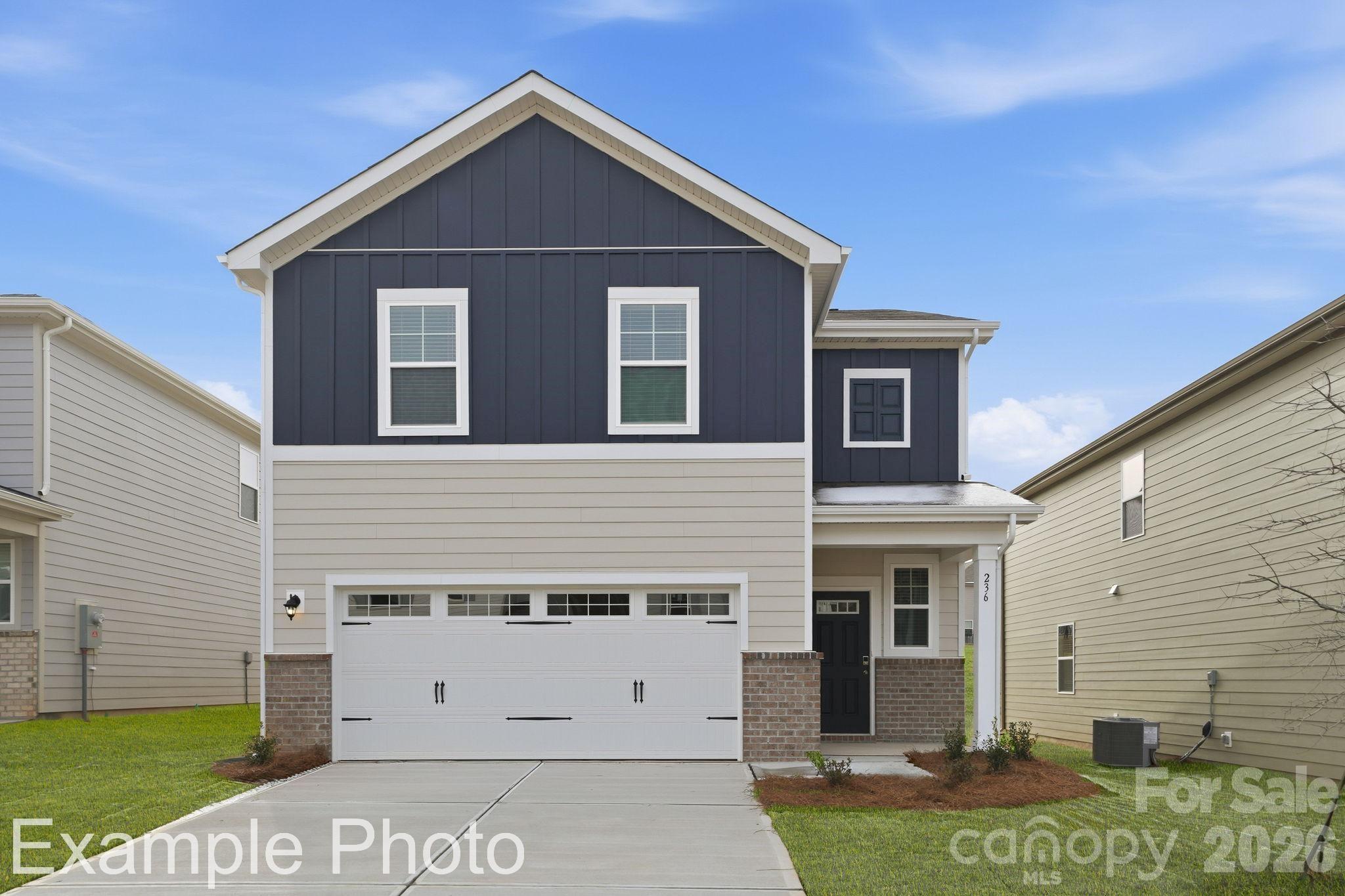 The two-story Mitchell plan at Cedar Hollow offers abundant space in an inviting open-concept layout. On the main floor, an expansive great room with a fireplace flows into a charming dining area and well-appointed kitchen with a generous corner pantry and center island. Additional main-floor highlights include patio access off the dining area. Upstairs, a versatile loft is surrounded by three generous secondary bedrooms and a lavish primary suite with an attached bath—boasting dual vanities—and a roomy walk-in closet.