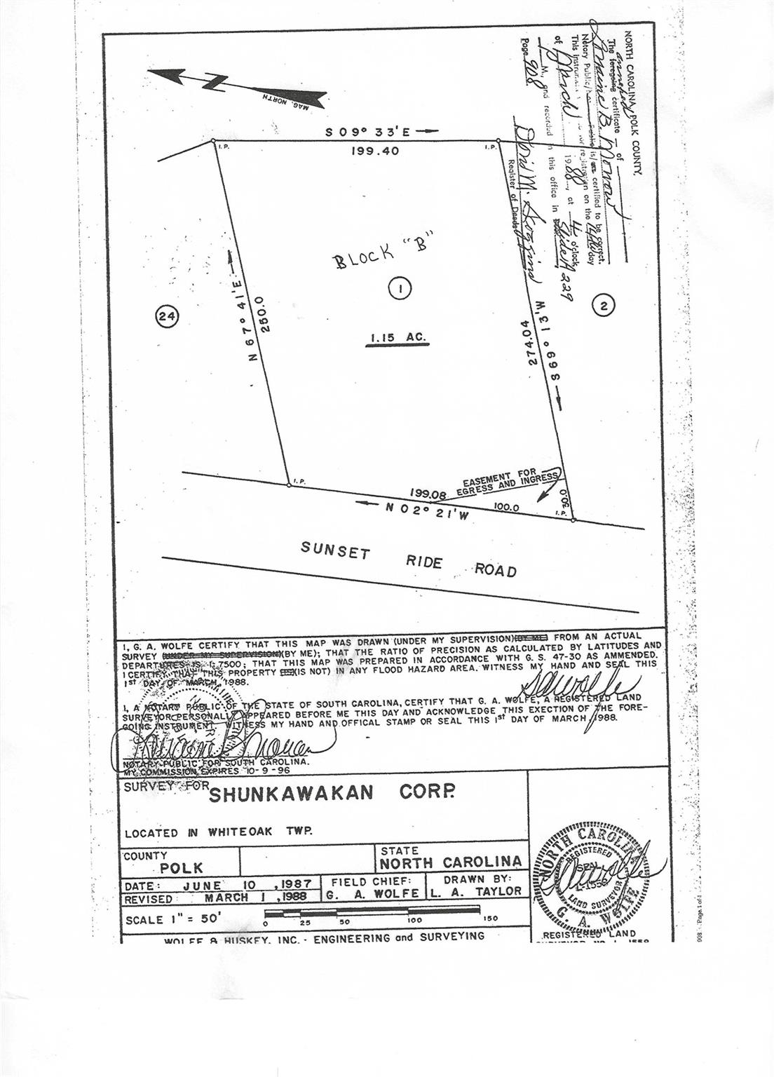 Bring your house plans...A beautiful wooded lot on top of White Oak Mountain.  Good road frontage.