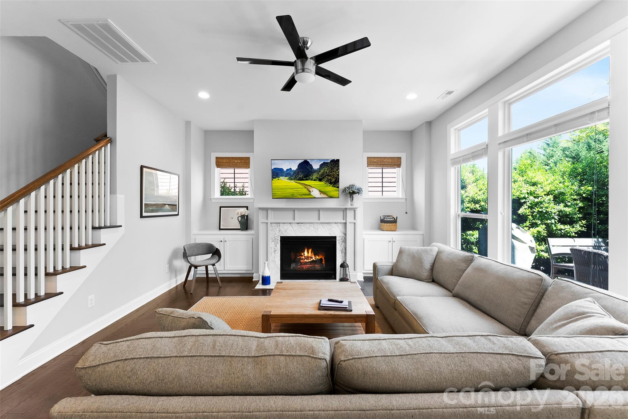 Location. Location. Location! Minutes from 77, Kingsley and Baxter Village offers a perfect blend of comfort and convenience. Timeless John Wieland Home design. Upon entering, you will be greeted by a spacious flex room and an office (which can be used a bedroom). The family room features a fireplace and ample natural light. The white kitchen is equipped with quart countertops, stainless steel appliances, a five-burner cooktop, and an expansive custom pantry. The main floor boasts a 10-foot ceiling. Upstairs, you’ll find the primary bedroom, which offers extra space for seating or a desk. The primary bathroom features a resort-style shower and tub, along with his and hers custom closets. The two guest bedrooms share a jack-and-Jill bathroom, while the bonus room provides a versatile space for various family needs. Mature trees provide privacy, irrigation system, allowing you to relax on the patio and enjoy quality family time.