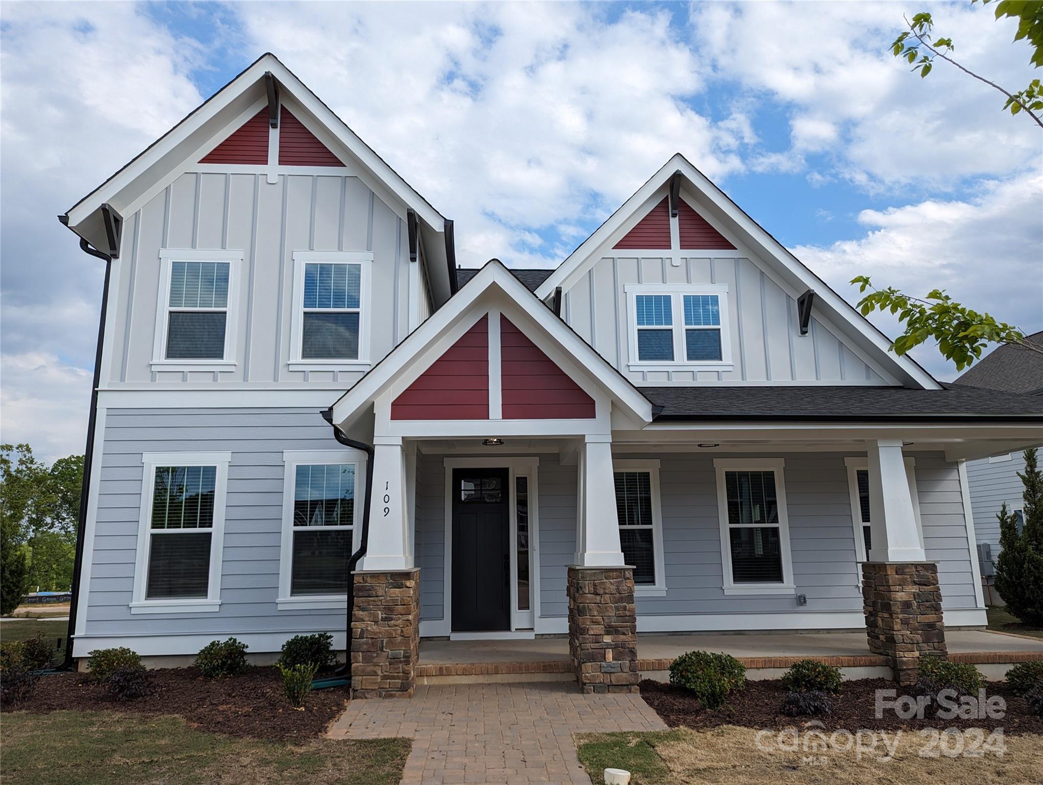 The Guilfordson boasts a lovely open first floor with a Study, Dining Room, open Kitchen space with a large island, and the Primary Bedroom. On the rear side of the home, there's a wonderful Lanai shielded from rain and harsh weather that allows outdoor living year-round. The second level features a junior suite with a great loft space for casual living, and a wonderful bonus room with walk out balcony! This is one of the best plans available in Riverwalk! Don't miss out!