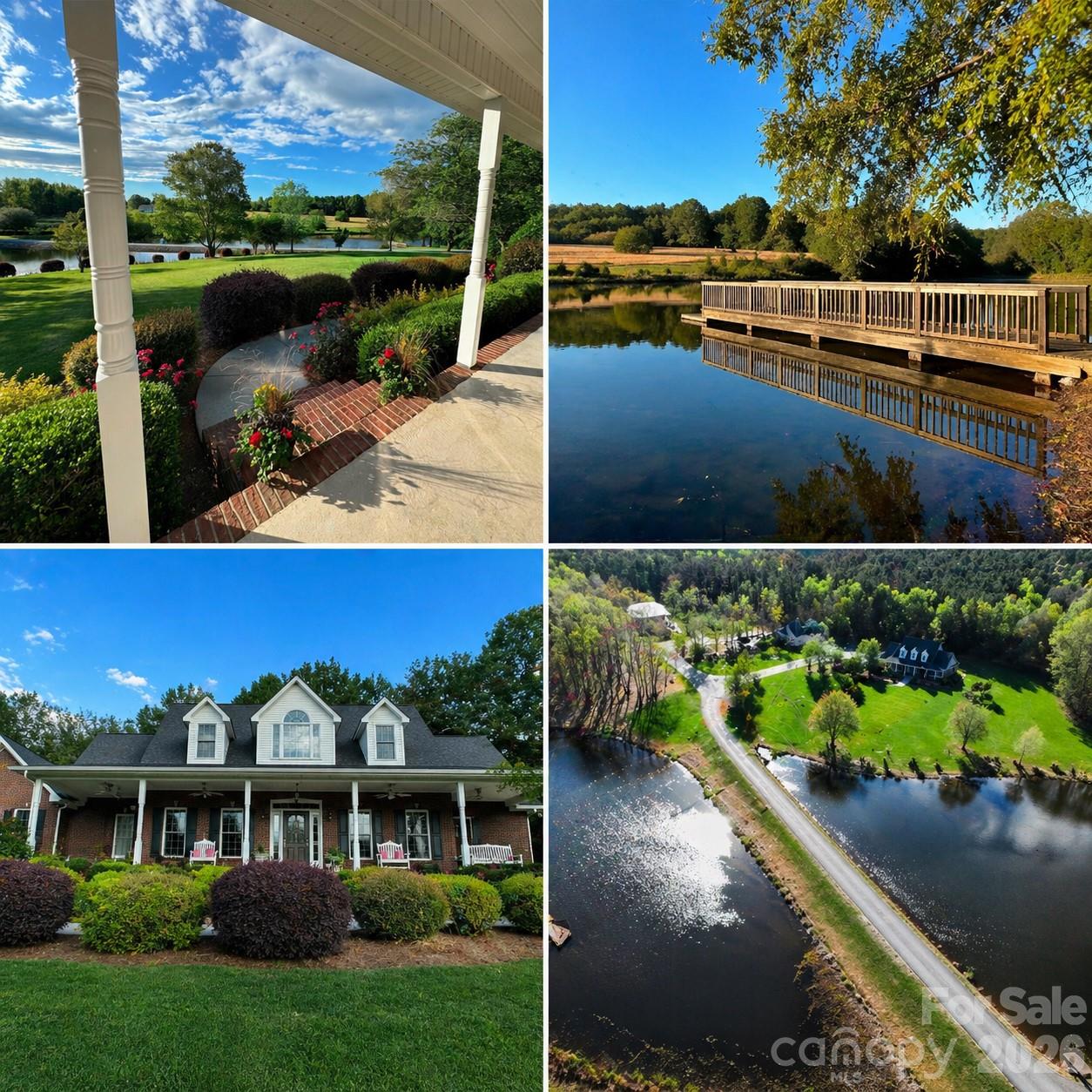 This is your dream country retreat! Custom-built, original owner, home offers ample living spaces, a large garage with room above, and large covered porches, perfect for enjoying the scenic ponds and acreage. The 38 acres of manicured land features a mix of fields and timber woods, ideal for hunting, fishing, and/or farming. Two ponds enhance the landscape, one with a dock for relaxing and fishing by the water. The property also includes a 1,200 sq. ft. insulated barn/shop with an additional 1,520 sq. ft. concrete patio, featuring a fire pit area and basketball hoop, perfect for entertaining inside and out. Conveniently located 5 min to historic downtown York, with restaurants, brewery's, shopping, and more. Highly rated York school district, and short commute to interstates and charlotte. This estate offers a blend of rural tranquility and modern convenience. Don’t miss your chance to own this exceptional property!