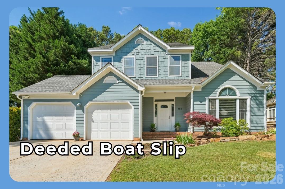 Enjoy Lake Norman living this summer! This move-in ready, 4-bedroom home in the desirable Bridgeport neighborhood has been lovingly cared for by its original owner and includes a DEEDED BOAT SLIP (B34). 

With major updates already completed—newer windows, newer HVAC (2023) and HardiBoard siding (not Masonite)—you can move in with peace of mind. The home welcomes you with a stunning two-story great room and dining area, filled with natural light, creating a bright and inviting first impression. 

The open-concept layout is perfect for everyday living and entertaining, with the kitchen overlooking the living room's wood-burning fireplace and flowing seamlessly into a spacious family dining area. You’ll love the kitchen’s granite countertops, gas cooktop, prep island, and abundant storage, including two pantries. Step outside from the living room to your own private retreat—a large patio with a wood-burning stone fireplace, surrounded by mature trees and beautiful landscaping. 

It’s an ideal setting for relaxing evenings or hosting friends year-round. Upstairs, you’ll find a spacious primary suite along with three additional generously sized bedrooms and a full bathroom, offering plenty of room for family, guests, or a home office setup. 

Bridgeport residents enjoy an array of amenities, including a pool, tennis/pickleball courts, boat and RV storage, a boat launch, and a playground just steps away. Plus, your deeded boat slip offers convenient, year-round 24-hour access—so you can hit the water anytime—while gated entry provides added security and peace of mind for your boat. 

Conveniently located just off I-77 at Exit 31, you’ll have quick access to Lake Norman and be just minutes from dining, shopping, and entertainment at Langtree at the Lake, as well as nearby historic Davidson. Low Iredell County Taxes. If you’ve been waiting for the right one, this is it—schedule your showing today!