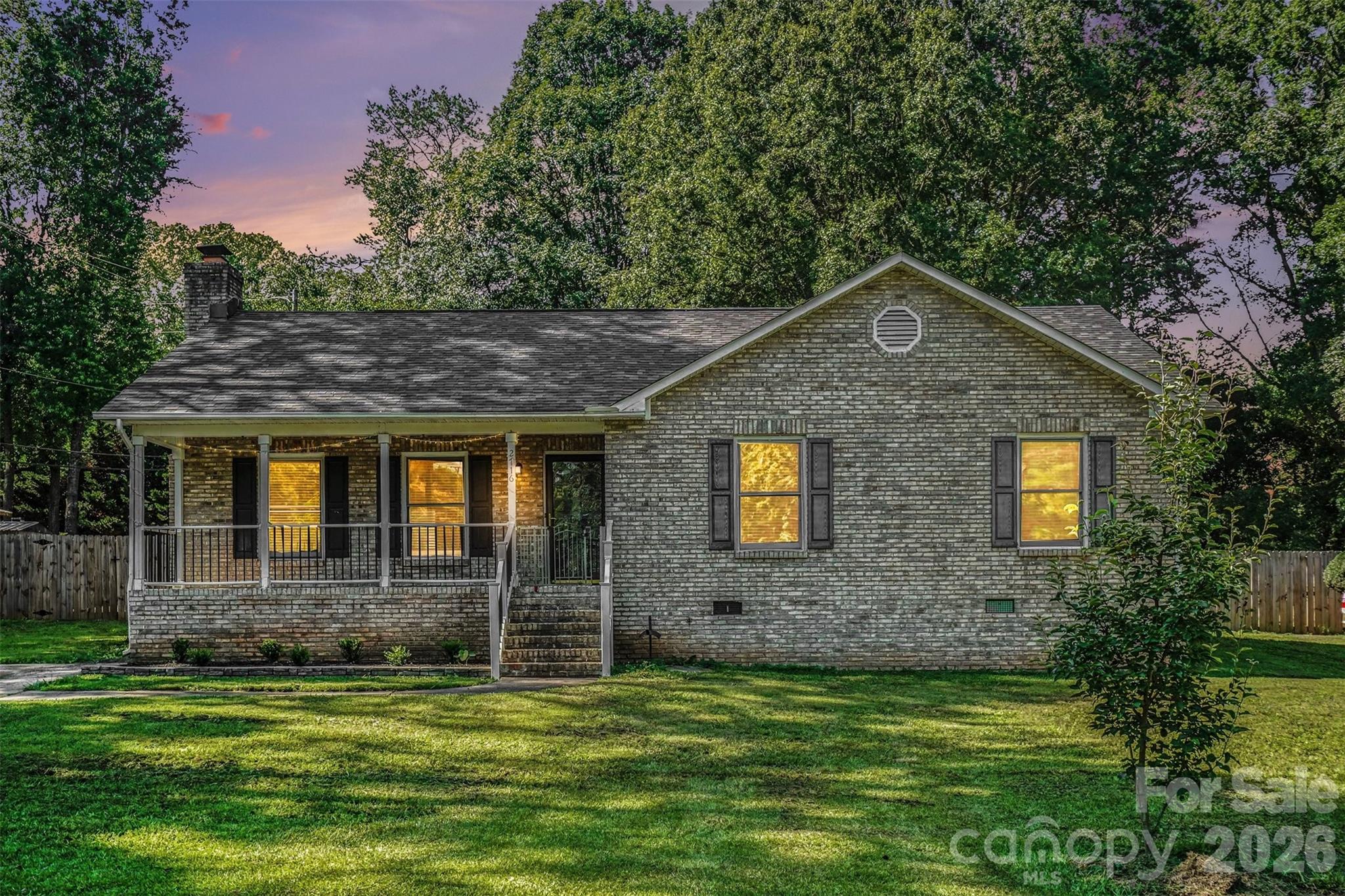 Welcome to 2716 Starnes Road. This charming single-story home offers 3 bedrooms, 2 bathrooms and approximately 1,431 square feet of comfortable living space on a spacious 0.41-acre lot. Inside, the home features new LVP flooring, a refreshed kitchen, all kitchen appliances, plus a washer and dryer set. A new HVAC system was installed in 2023, the crawl space has been completely encapsulated, and has NO HOAs for added peace of mind.

The floor plan includes a welcoming great room and flexible living space designed for everyday comfort. Outside, enjoy a fully fenced backyard with an additional flex space ideal for an office, home gym, or other personalized uses, along with a patio area perfect for relaxing or entertaining. A mature fruit-bearing Asian pear tree in the front yard adds a special touch to the property.

Conveniently located minutes from the Charlotte-Douglas International Airport, shopping, dining, major roadways and everyday Charlotte conveniences. This home offers comfort, useful updates and generous outdoor space in a great location designed to accommodate frequent travelers or stay at home comfort seekers alike!