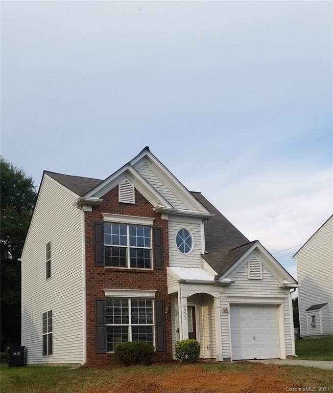 Very cute starter home to close to UNC-Charlotte, tree lined streets and quiet neighborhood.  The home features a  2 story grtrm, open to dining area that flows into the kitchen beyond which opens to a den off the kitchen w/frpl, sliding doors to the patio & level private yard w/large oak trees along the border.  freshly painted throughout, clean and move in ready.