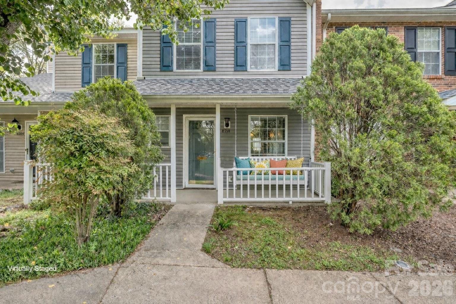 Exceptional value in one of South Charlotte’s MOST SOUGHT-AFTER COMMUNITIES—welcome to Crestview II in Raintree. This beautifully updated townhome offers a rare combination of comfort, convenience and golf course living. RECENT UPDATES include newer luxury vinyl plank flooring on the main level, new carpet upstairs, newer kitchen appliances and fresh interior paint throughout—creating a truly move-in ready experience.

THE MAIN LEVEL FEATURES a bright, open-concept living and dining area highlighted by a beautiful stone-surround wood-burning fireplace. The kitchen, complete with a sunny breakfast area, flows seamlessly into the living space—perfect for everyday living or entertaining. Just off the den, enjoy your private patio and the peaceful views of the Raintree Golf Course.

UPSTAIRS YOU WILL FIND TWO GENEROUSLY SIZED EN-SUITE BEDROOMS, complete with abundant natural light, vaulted ceilings and full baths each. The laundry is upstairs between the two bedrooms, perfect for guests or a roommate situation.

ENJOY LOW-MAINTENANCE LIVING with HOA coverage that includes roof, exterior maintenance and lawn care. Raintree offers a lifestyle rich in amenities, including scenic lakes, golf, outdoor pool and playground (membership/fees apply).

LOCATED IN THE HIGHLY DESIRABLE SCHOOL DISTRICT including Olde Providence Elementary, South Charlotte Middle and Providence High School. Just minutes from THE ARBORETUM & BALLANTYNE'S premier shopping, dining and entertainment—this home offers the best of South Charlotte living.

Don’t miss this one! A SMART OPPORTUNITY FOR LOW-MAINTENANCE LIVING ON THE RAINTREE GOLF COURSE in a premier South Charlotte location—within one of Charlotte’s most established and picturesque communities. Opportunities to LIVE ON THE GOLF COURSE IN RAINTREE don’t come along often—especially at this level of value.