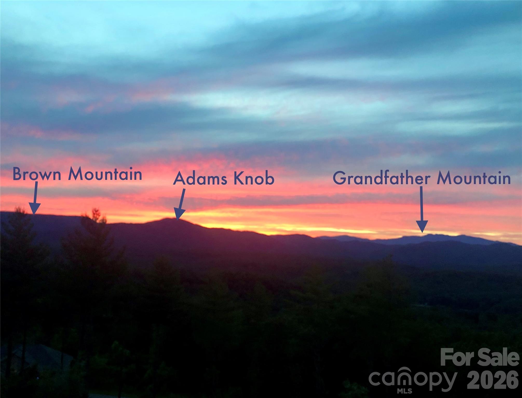 Amazing views of Table Rock, Hawks Bill, Brown Mountain (look for mysterious #BrownMountainLights!) and more from this premium 4.53 acre property.  Clear more trees and build your dream home on this hill top and have year round 360º views of the Blue Ridge Mountains, South Mountains, and Brushy Mountains.  Beautiful sunsets and you won't believe the stars at night!  A short walk (only 800 ft) from your lot is the trail-head for Tranquility Trail; another 0.4 mile walk down the trail and you will pop out from under the tree canopoy by the vineyard, Johns River, and the River Barn Equestrian Center.   The clubhouse is .9 miles further up the street from the lot.  Electric & cable/internet fiber buried to the lot.  Builder and lender info available.  The Coves Mountain River Club is a 3,200 acre gated community on 5 miles of the Johns River, in the Blue Ridge Mountains of NC. Hike, bike, ride horses, or UTVs on miles of community exclusive trails that weave through.  River access areas are ready for you to put in and take out your kayak, wade and fish, picnic, or gather round a stone fire pit. The crown jewel of The Coves is the magnificent post and beam constructed clubhouse, Pisgah Lodge, located on one of the highest peaks. There’s a saline pool, fitness center, locker rooms, full kitchen, lending library, pool table, fire pits, and porches, overlooks to take in 360º views of the Blue Ridge Mountains, South Mtns, and Brushy Mtns. The Coves is a Firewise USA® Community, a program of the National Fire Protection Association, that helps neighbors organize to reduce wildfire risk, harden homes, and create defensible space by managing vegetation and preparing for wildfires. Garden your private plot at the Community Garden or join your neighbors to care for and harvest the community cooperative vineyard. Pickle-ball and shuffleboard courts, putting green, and a picnic pavilion are located at another Coves's park, Wyatt's Landing. Additional amenities include 2 Equestrian Centers and a Dog Park.  A full calendar of events is planned and there are over 30 clubs to join.  500,000 acre Pisgah National Forest and the Wilson Creek Wild and Scenic River Area are across the road! 1.25 hour drive to Charlotte or Asheville, minutes to Lenoir, Blowing Rock, Morganton, and the Blue Ridge Parkway.