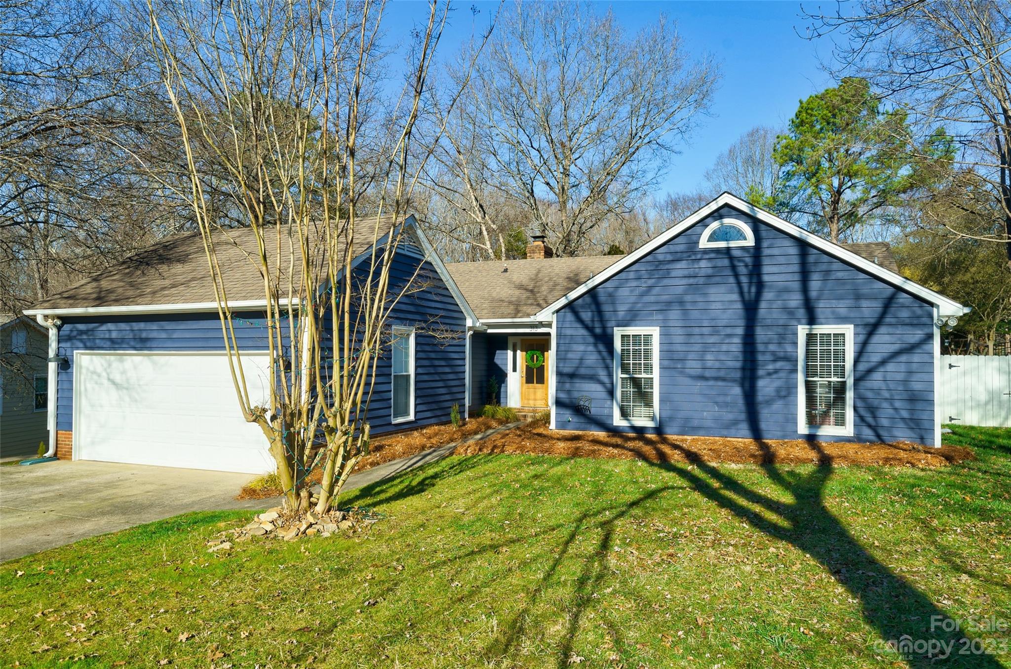 Tastefully renovated ranch home in the Somersby neighborhood off of Elizabeth Lane at the end of a cul-de-sac. Open floor plan and natural light. Exposed brick. Vaulted ceilings in the living room. Updated modern kitchen with soft close white cabinets and spacious island. All new appliances. Flex space in between kitchen and garage. Updated bathroom vanities, countertops and tile floors. Two new screened in porches (still under warranty) with adjacent balcony and deck. Large workshop in the backyard. Beautiful view of lush established trees in the Spring, Summer and Fall. Freshly sealed and painted exterior. All brick fireplace in fully working condition. Listing agent is owner.