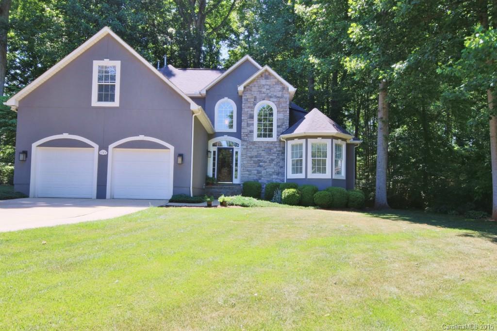 This amazing stucco/stone home has siding in the back w lots of privacy & mature trees for outdoor entertaining.  It boasts a great floor plan w a large master on the main just off the 2 story great room. Entertain from the large kitchen w crisp up to date styling, synth stone counter tops & back splash to attract any cook!  Enjoy eating at the breakfast bar, nook or dining area! A stunning sun room makes this house complete.  Upstairs you'll find 2 oversize bedrooms & a large bonus room! NO HOA