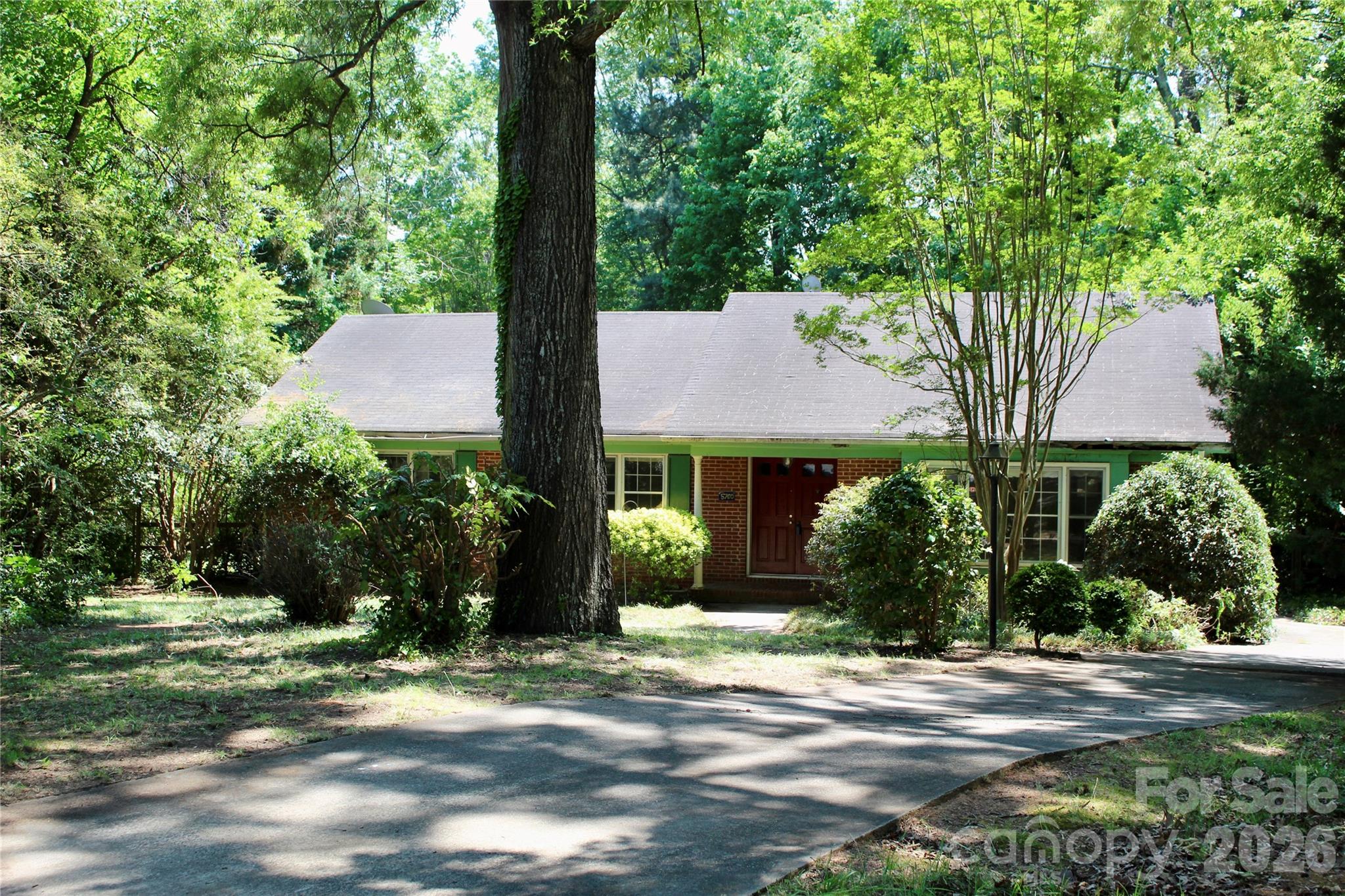 Take a look at this diamond in the rough!  This home needs a lot of work and updates but is on a great half acre lot in a great neighborhood with no HOA. This is strictly an "AS IS" sale with all personal items  and furnishings to convey with the home. The roof likely needs to be replaced and the fascia has multiple damage areas. Heat needs serviced but AC is on and working. Make this classic brick ranch home your next flip or long term rental!