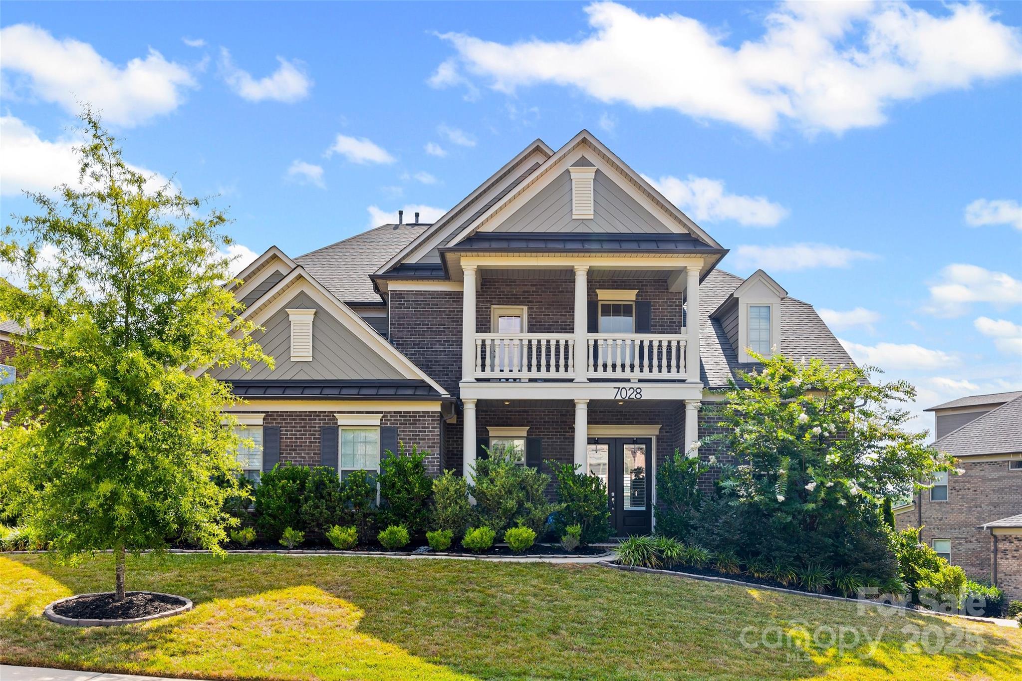Welcome Home!This 5-bedroom,4.5-bath Brunswick floor plan is sure to impress.The open concept main level features beautiful hardwood floors, plantation shutters on all windows, a stacked stone fireplace in the great room, and two dedicated office spaces.The kitchen is a "cook's" dream, offering soft-close cabinets, under-cabinet lighting,a walk-in pantry,wall oven,gas cooktop,large breakfast area,and an oversized island.There is also a bedroom with an en-suite featuring a walk-in shower.This layout provides an excellent flow for entertaining while remaining warm and inviting.The second level features a loft wired for surround sound and newly installed carpets throughout.The primary bedroom features a sitting area,expansive walk-in closet,and a spa-like en-suite bathroom. Each of the secondary bedrooms is generously sized and offers walk-in closets.The backyard is fenced, with custom landscaping.The seller is offering a $2k to assist the new owner in adding additional greenery.