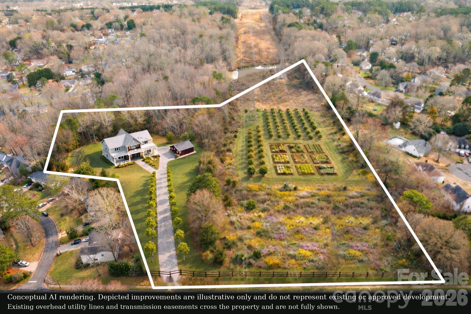 NEW PRICE! Rare opportunity to own 10+/- acres of private, wooded land in the heart of Huntersville's coveted Cedarfield community. This remarkable parcel offers the perfect canvas for your legacy estate — whether you envision a luxury equestrian property, a private multi-generational compound, or a modern homestead hobby farm.


Mature hardwoods and evergreens provide natural privacy screening while the gently sloping terrain creates exceptional building envelopes deep within the tree canopy. A Duke Energy easement corridor runs through the eastern portion of the property offering ready-made open acreage ideal for pasture, recreation, orchards, or gardens — transforming what others see as a constraint into a true lifestyle asset.


Enjoy the rare combination of seclusion and convenience — a town sidewalk graces your front property line, the community pool and playground sit just across Stratton Farm Road, and Lake Norman's waterfront amenities are just minutes away. Easy access to I-77 and Charlotte's employment centers makes this the perfect escape that never feels isolated.


Parcel access from Stratton Farm Road. Approximately 10 acres to be surveyed by Buyer. Excludes existing sewer line, pond, and remaining acreage on the McCoy Road side. Bring your builder. Bring your vision. This is where legacy begins.