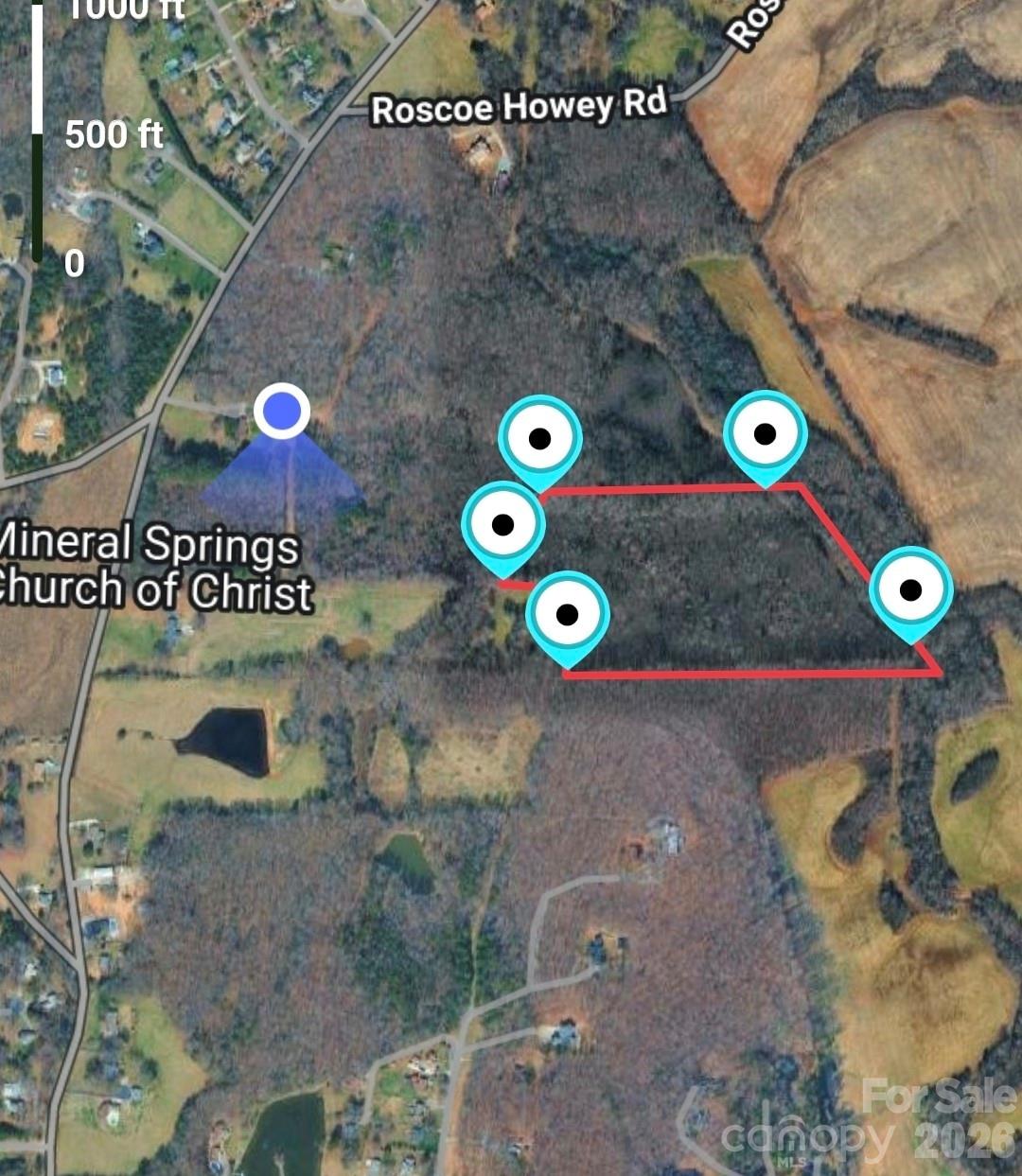 GREAT LOCATION. PERFECT FOR PRIVATE ESTATE, ESTATE SIZED LOTS OR INVESTMENT OPPORTUNITY. LAND HAS SEWER ACCESS!! This land is nestled in the woods for your dream home or for family compound.  The possibilities are endless. Surrounded by Maples, Pinewoods and Oak trees.  This is truly a lovely piece of real estate. The property borders 12-mile creek for relaxing walks, tranquil views and country living. This property won't last long. Contact agent for showing!