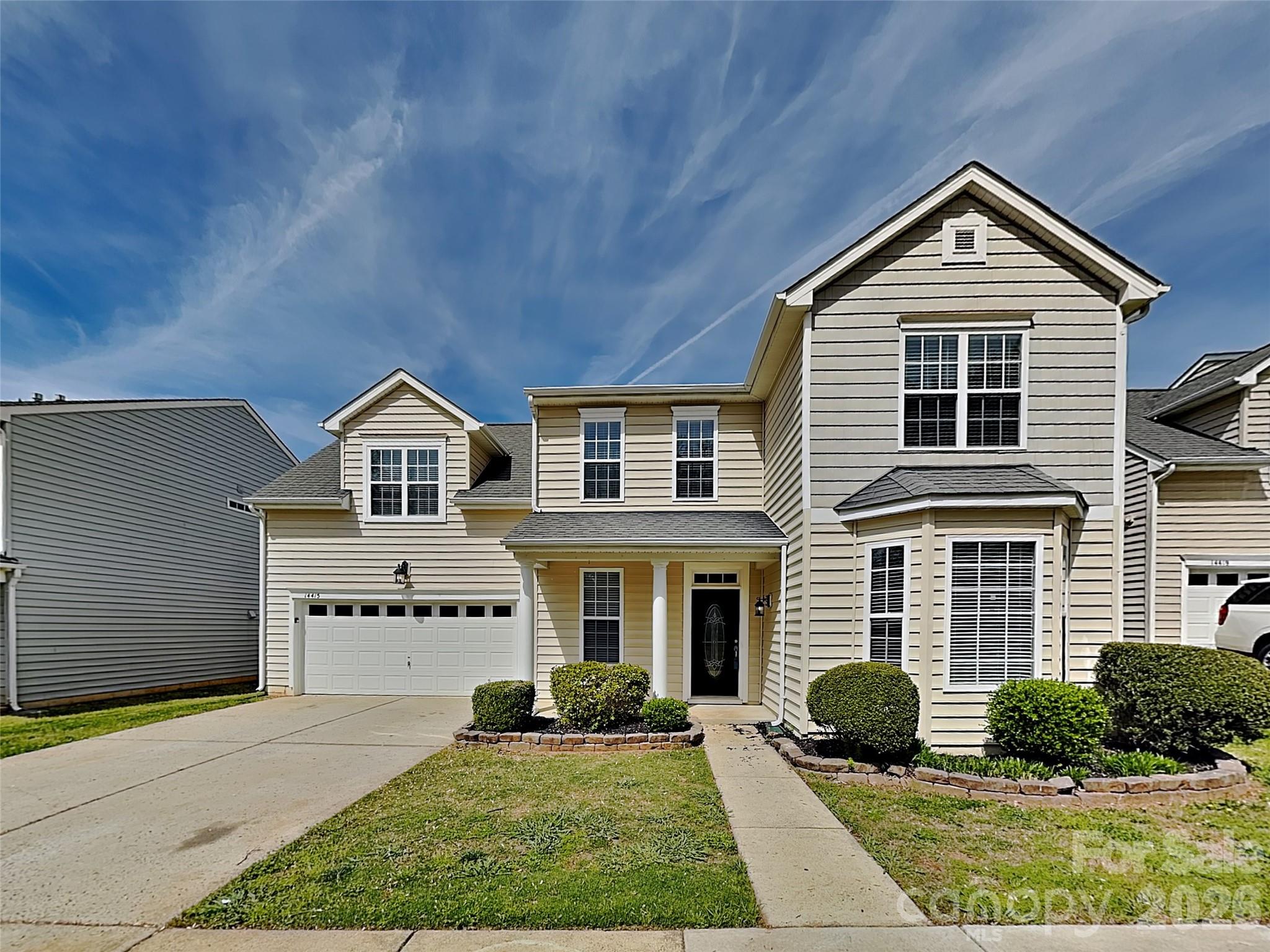 Welcome to 14415 Lyon Hill Lane! Located in Huntersville off of I-77 and Gilead Rd, comfort and convenience is ready for you to call this house a home. The open flow of the downstairs makes it easy to entertain family and friends, whether it's cooking in the upgraded kitchen with granite counters and stainless steel appliances, or hosting your guests in the brightly lit family and living rooms! The first floor primary suite completes the downstairs, providing for easy access to your private retreat. The upstairs has 4 additional bedrooms and a full bathroom in addition to a large bonus room, perfect for another living or entertaining space. Minutes away from groceries, restaurants, and shopping, you won't want to miss this opportunity!