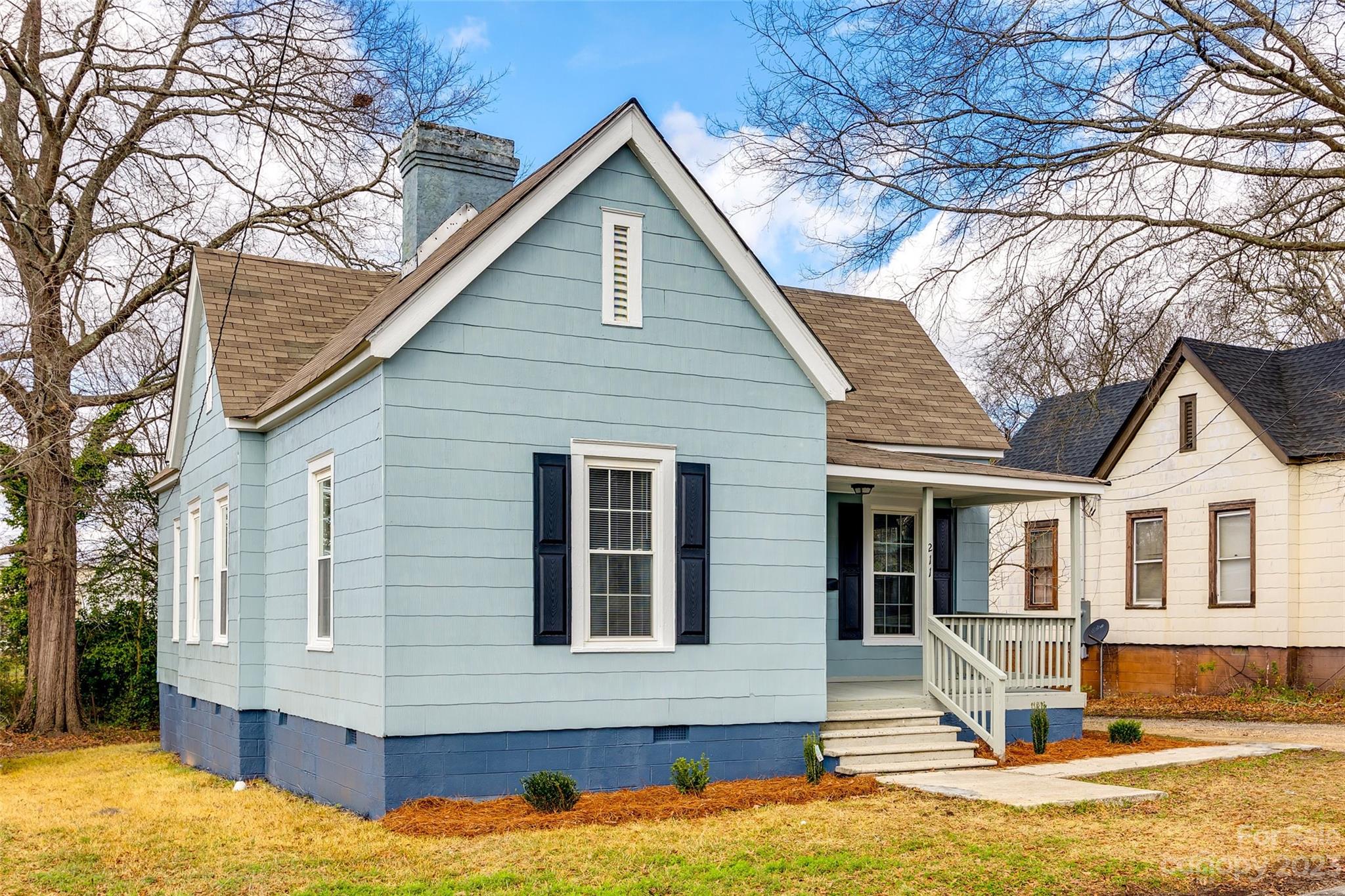 Beautifully remodeled 1920s home in the heart of Rock Hill. This 3 bed room 1 bath home has all the upgrades with new paint, new carpet, new lvt, updated bathroom, new cabinets and counter tops,  and refinished large back deck to relax on at the end of the day. The charm and memories of this home have been accented through out with refinishing the original hardwood floors, the fireplace accent, and the built ins for that classic feel. The location couldn’t be better with being right beside Winthrop University, the new Power house,  Rock Hill sports Center, and the new Thread building. As well as within walking distance to many restaurants, shopping, and night life this is a great opportunity to own your own slice of Rock hill to call home.