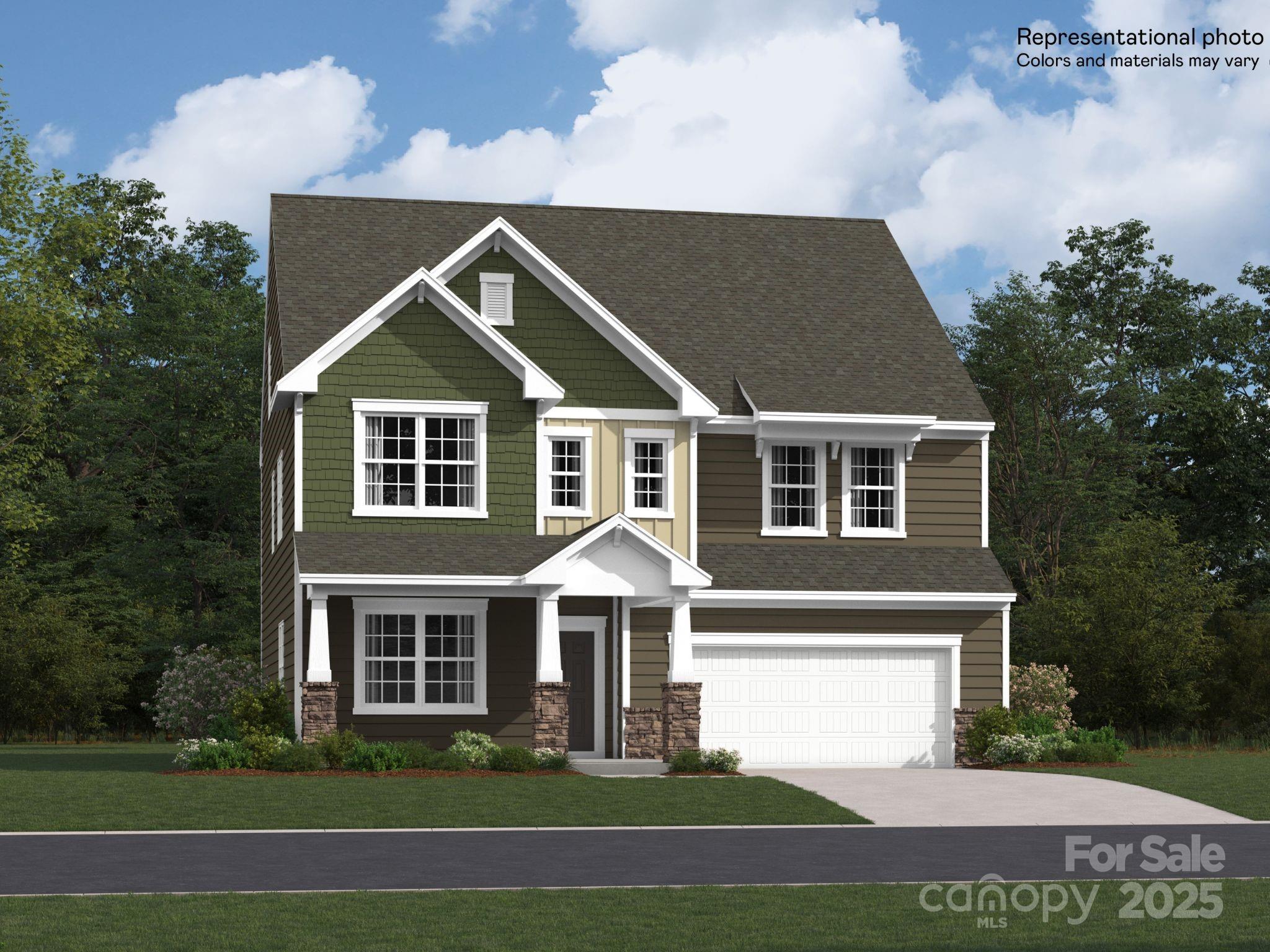 The Fairfield floorplan is a new three-story home showcasing a contemporary design featuring a first-floor formal living and dining room complemented by a casual family room and breakfast nook plus a modern kitchen and inviting patio. A second-floor bonus room and third-floor loft add versatility. Those floors offer a total of five bedrooms including the owner’s suite. Plus, our signature Everything's Included program means you will get quartz or granite kitchen countertops, subway tile backsplash, ceramic tile, and luxury vinyl plank flooring at no extra cost! Welcome to Elizabeth, a sought-after master-planned community located in the heart of Fort Mill, offering 7 collections of new homes. Future amenities include a swimming pool, clubhouse, fitness center, sport courts, playground, walking trails and more.