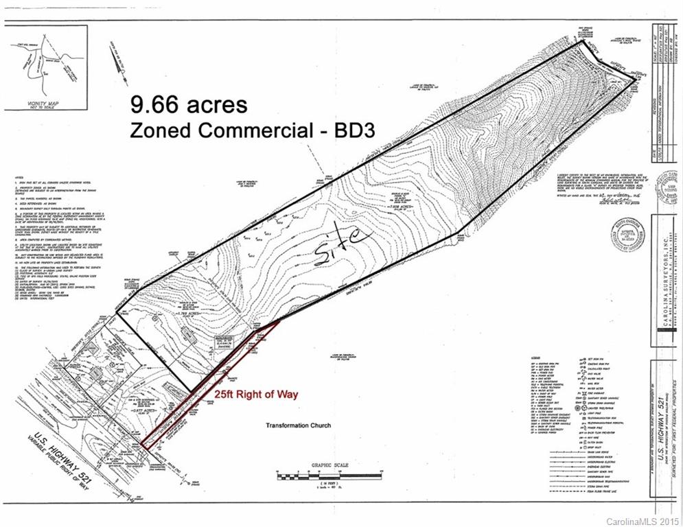 Prime location!!! 9.66 ac. Zoned B3 - Commercial.
