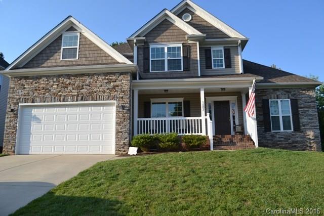 Beautiful stone home located in Seven Oaks offers tons of living space. 4 bedrooms with master on main, 3 full baths, gas log fireplace, formal dining room, great room. Huge kitchen and eating area with stainless appliances. Lots of potential living space in bonus room! Large deck with wooded view!