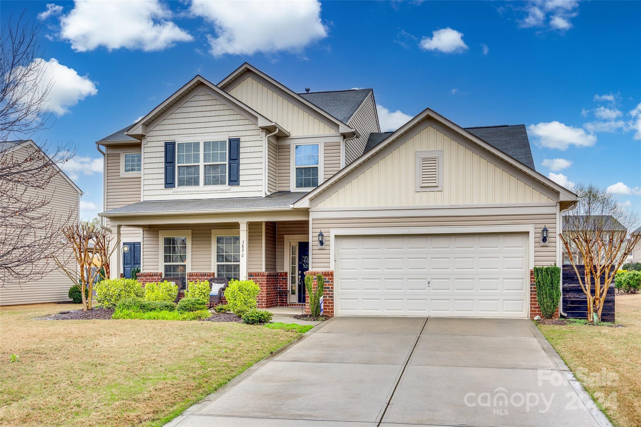 Home sweet home in Audubon Lakes! The kitchen is sure to impress with granite countertops, tile backsplash and stainless steel appliances including a built-in beverage fridge. It also includes an oversized island with room for seating, ample cabinet space and a walk-in pantry so your storage needs are covered. A drop zone area including an office nook is outfitted with beadboard wall accents. Upstairs, you'll find a versatile loft space, ready to be customized to suit your needs. The primary suite on main, includes a custom closet organizing system and an oversized walk-in shower. The extended concrete patio area in the fenced backyard is the perfect spot to relax or entertain. The Audubon Lakes community offers an array of amenities, including an outdoor pool, clubhouse, playground, and more. Plus, with its central location between Ballantyne, Fort Mill, and Indian Land, you'll have easy access to shopping, dining, and entertainment options. Don't miss out on this fabulous home!
