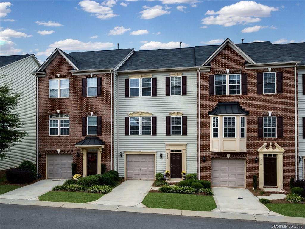Immaculate three story townhome in gated community. Community amenities include clubhouse, pool and fitness center. Located minutes to South Park, Uptown and light rail. Open floorplan with three bedrooms, two full baths and two half baths! Hardwood floors, formal dining room, stainless steel appliances, and granite countertops. Breakfast area overlooking the great room which features a fireplace. Master suite includes a tray ceiling and huge walk in closet. New carpet and painting throughout!