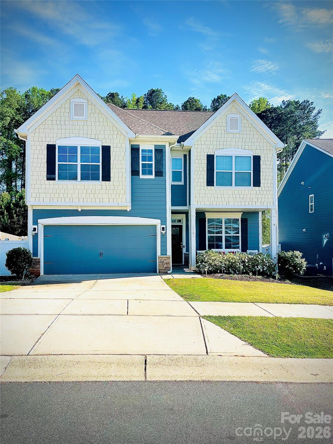 Beautiful two-story home close to Lake Norman & all the amenities of the lake. Several boat ramps & marinas are close by. Enjoy the formal dining room w/coffered ceiling, chair rail & moldings. Large open kitchen w/granite & SS appls & great room with gas fireplace is great for entertaining! Hardwood floors on entire first floor. Upstairs features a huge primary bedroom w/big bathroom w/tile shower & walk-in closet, three large secondary bedrooms, laundry room, a storage closet & a double linen closet – tons of storage! The backyard is fenced w/a hot tub & hard-top gazebo offering total privacy. Hardi plank exterior siding & 30 year architectural shingles. RING doorbell in place. Great neighborhood w/community pool, playground & game court. Located right near the Publix, restaurants, Dunkin & other shopping. Easy commute to Uptown Charlotte and the Airport, straight down Highway 16.