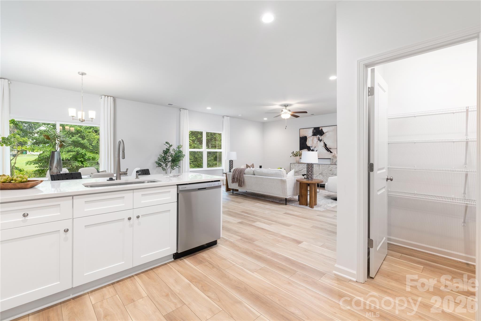 This new construction home offers a thoughtful blend of modern design and everyday functionality in a growing northwest Charlotte location. The spacious two-story floor plan features 4 bedrooms, 2.5 bathrooms, and an upstairs loft that provides flexible space for a home office, playroom, or additional lounge area. The open-concept main level is designed for both entertaining and daily living, showcasing luxury vinyl plank flooring, stainless steel appliances, soft-close cabinetry, and a seamless flow between the kitchen, dining, and living spaces. The private primary suite includes a walk-in closet and en-suite bath, while the surrounding area continues to see exciting growth with other new construction homes, convenient access to major commuter routes, shopping, dining, and nearby parks. Photos are representative of similar homes, and final finishes, features, and details may vary.