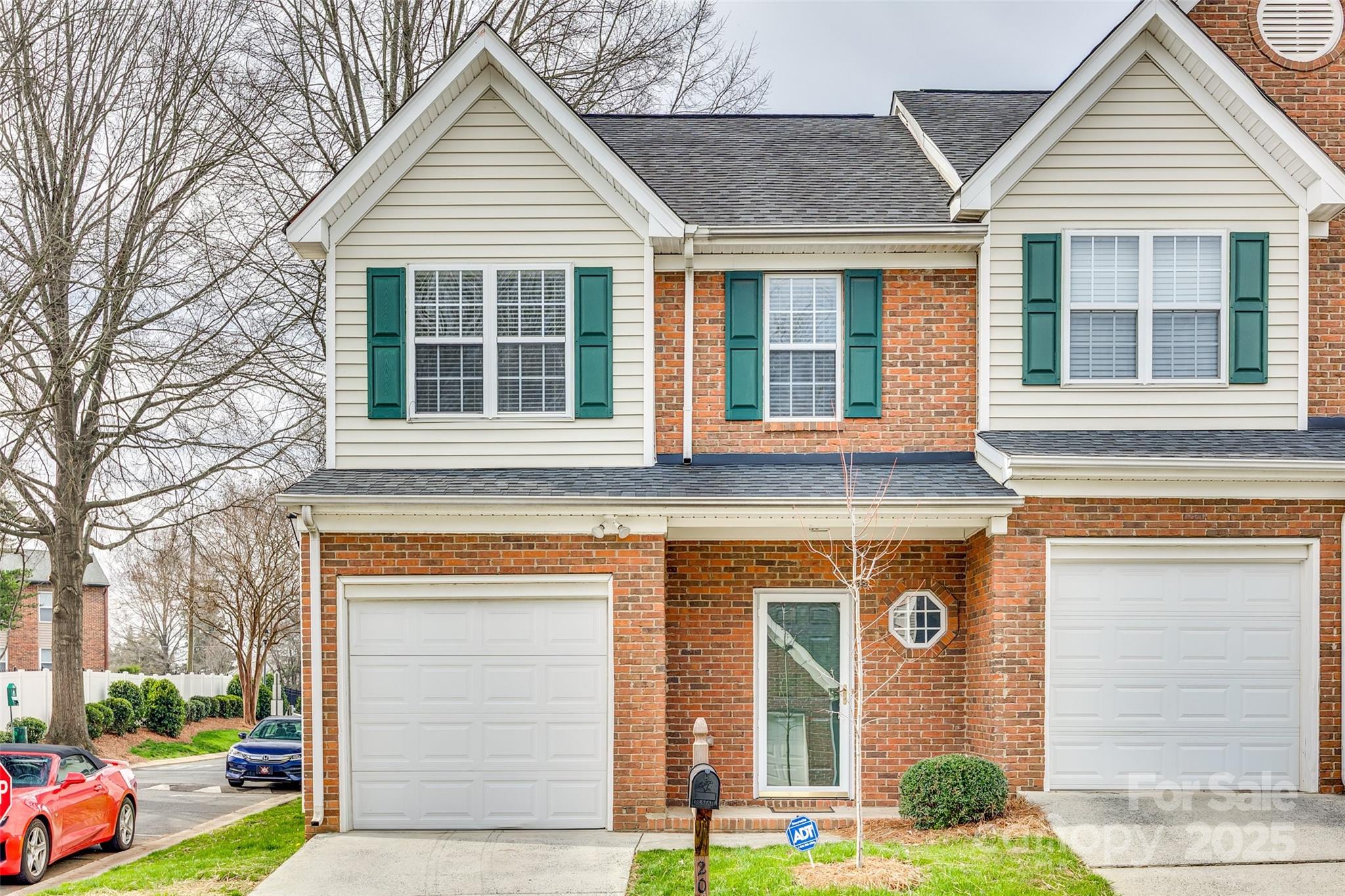 This is a 1st time homeowner's dream come true! Renovated and pre-inspected end unit with garage in a South Charlotte gated community. Fresh paint throughout and LVP floors on both levels.  Bright white kitchen with new granite counters, tile backsplash and all new appliances. Both the primary and 2nd bedroom have their own bathrooms which are updated with new granite counters and fixtures. The primary bath has dual sinks, large tub and walk-in shower. HOA covers lawn & exterior maintenance and water. Refrigerator and washer/dryer remain, so all you have to do is unpack and relax! This quiet community is close to Quail Corners for shopping & restaurants and the Blue Line is approx. 1 mile away. Easy access to I-485 and I-77. Come discover it today!