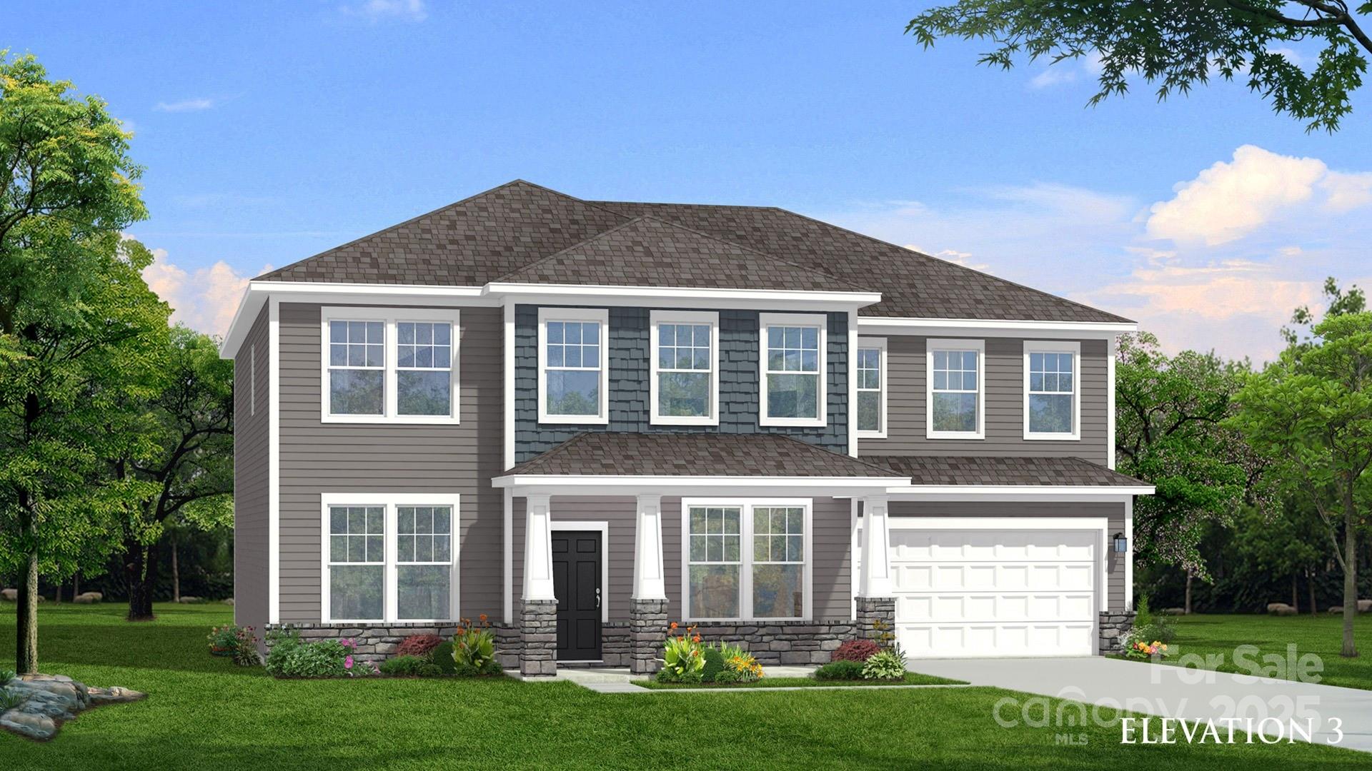 This Townsend plan spans over 3,501 sq ft & features 5 bedrooms, 4.5 baths, plus beautiful upgrades & finishes. The open-concept layout includes LVP flooring on the main level, a gourmet kitchen w/ stainless steel appliances, a 5-burner gas cooktop, wall oven, Upgraded countertops, & a spacious island perfect for entertaining. The main floor is also includes a dining room, a large great rm, 1st floor guest suite w/ en-suite bath, plus a private study. The second floor is home to a luxurious primary suite, dual-sink vanity, tiled shower w/ a seat, & a spacious walk-in closet. Secondary bedrooms include walk-in closets, connected to their own vanities and full bath. Large, covered rear porch. Enjoy all that area offers - nearby lake access, great shopping and restaurants. Close to the newly renovated Allison Creek waterfront park.