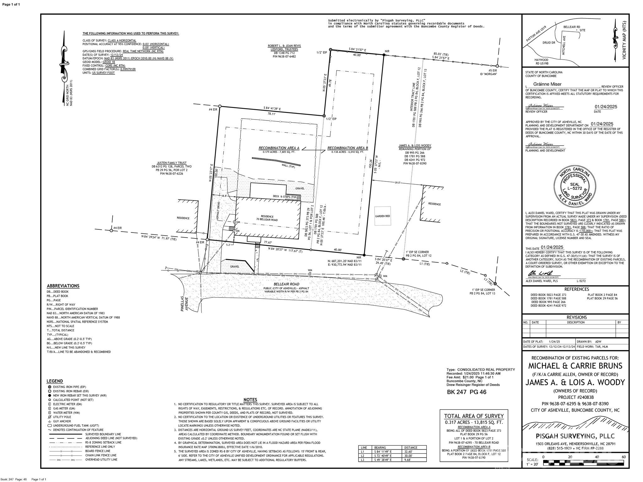 Great West Asheville lot just big enough to build a small home.