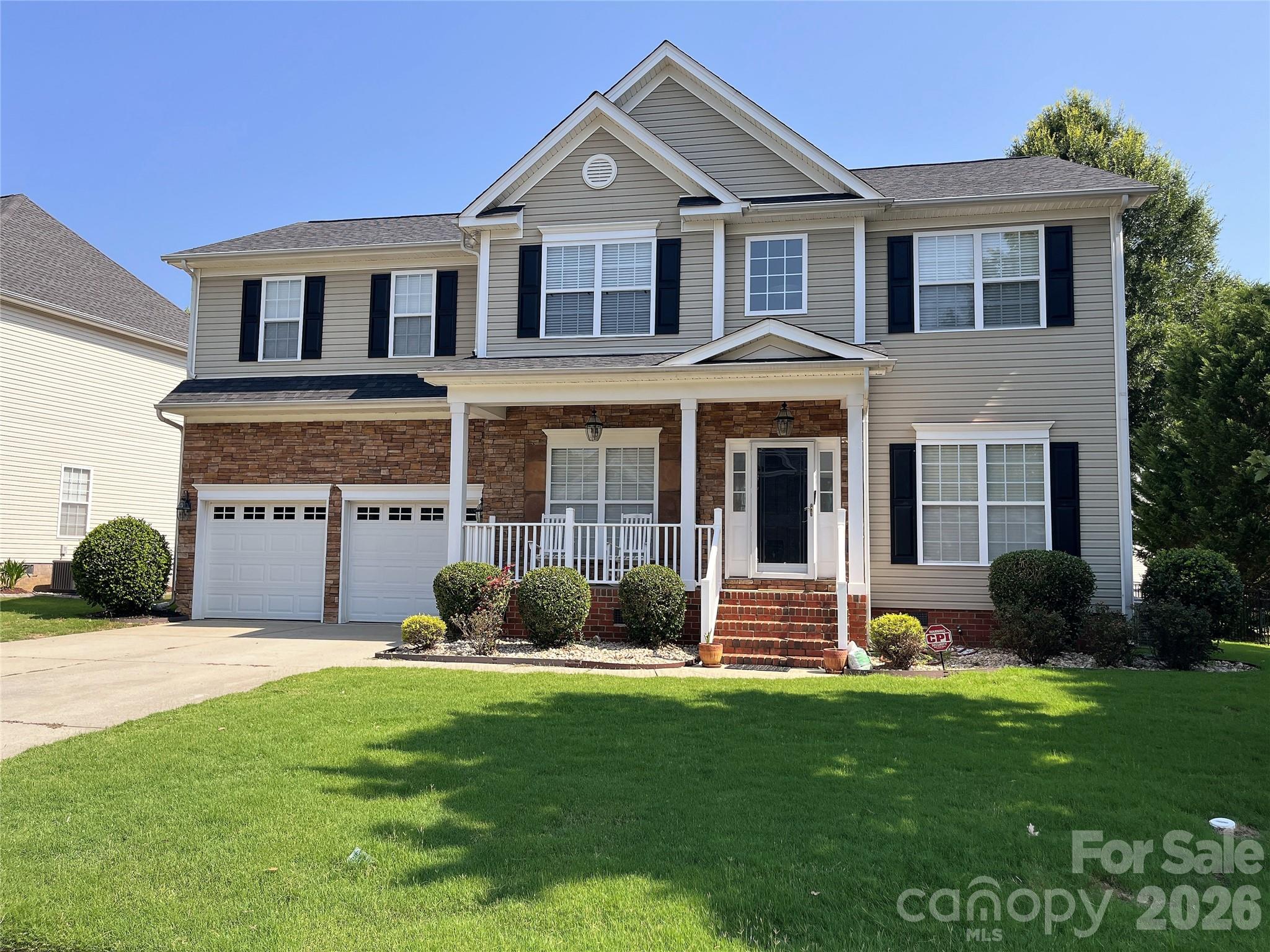 Welcome home to this move-in ready 5 bedroom, 3 full bath home situated on a quiet cul-de-sac lot in sought-after Pleasant Glen. With a versatile and spacious layout, this home features an open floor plan, formal dining room, main floor guest bedroom.
The kitchen offers abundant cabinetry with 42" upper cabinets, a center island, breakfast bar, decorative backsplash, and new appliances, all flowing seamlessly into the great room with a cozy gas log fireplace and ample room for entertaining. Upstairs, the large primary suite provides a peaceful retreat with a walk-in closet and en-suite bath featuring dual vanities, garden tub, and separate shower. An oversized bonus room/bedroom with storage access gives you even more room to spread out.
Enjoy outdoor living in the fenced backyard featuring a sunroom, deck, and paver patio, perfect for morning coffee, weekend grilling, or evening gatherings. Recent updates include fresh interior paint, new carpet, irrigation system, and newly installed Bermuda grass sod in front yard. Conveniently located near shopping, dining, I-77, I-485, and Uptown Charlotte, and zoned for highly rated Fort Mill Schools. See attached MLS list for additional improvements!