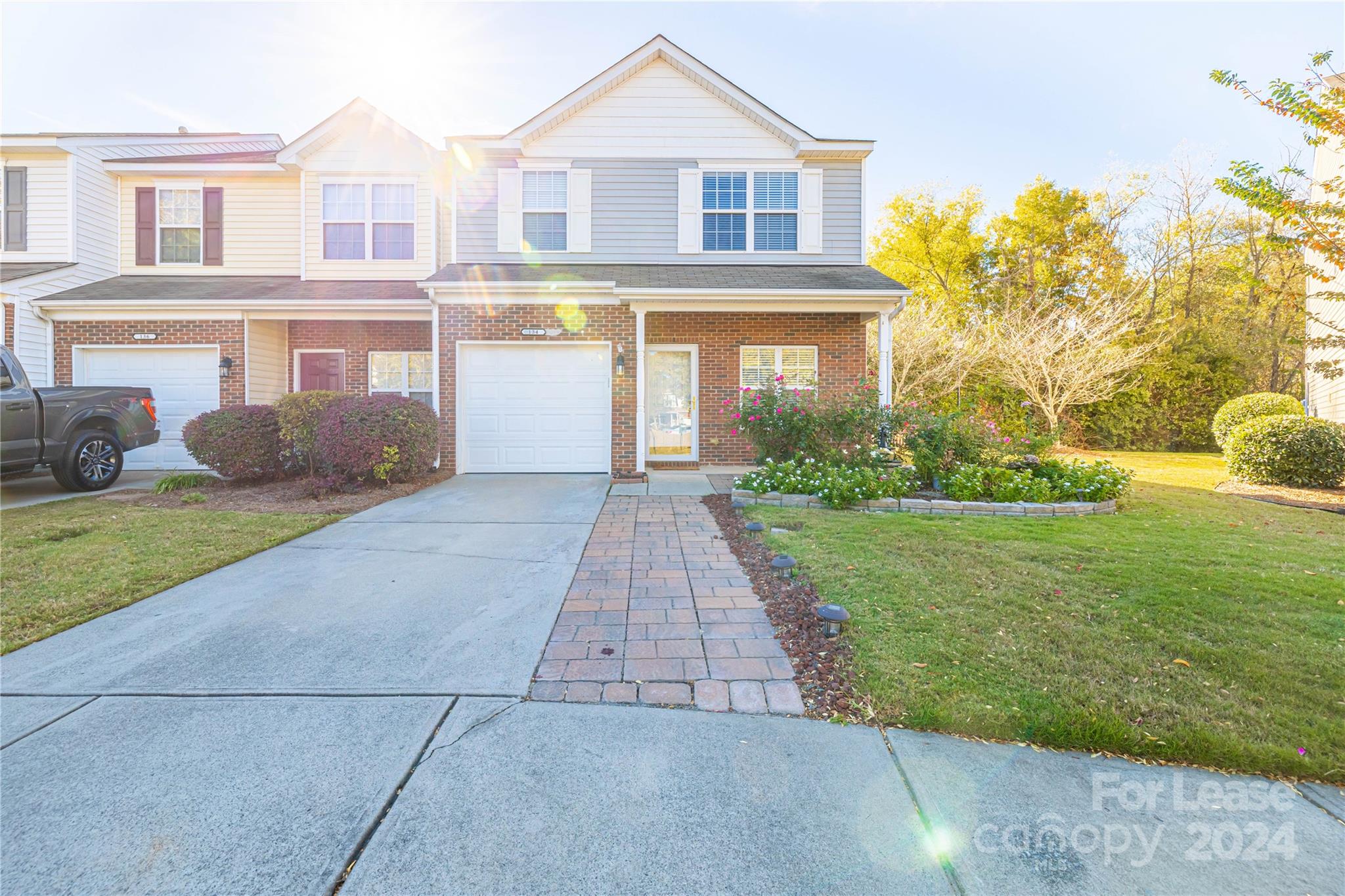 ** Special Offer: Sign a 13-month lease starting by 3/1 or sooner and get 50% off your First month FREE! **

2-story townhouse built in 2006 with 2 bedrooms, 2.5 baths, and 1,617 sqft, plus a 1-car garage, is available in Wendover at Curry Place! Features include a flower bed, covered porch, hardwood-floored living room with large windows and a fireplace, and a dining room overlooking a private patio. The kitchen has stainless steel appliances and ample storage.  

Upstairs, find a loft, carpeted primary bedroom with a walk-in closet and en-suite, a secondary bedroom, a full bath, and a laundry area.  

The fenced paver patio is ideal for relaxing. Located near schools, shops, parks, restaurants, and I-485, with community amenities like a pool and pond.  

Rent covers HOA fees, lawn care, refrigerator, washer, and dryer. Tenants handle water, gas, and electricity. 1-year lease minimum; short-term rentals and subleasing prohibited. Don’t miss out!