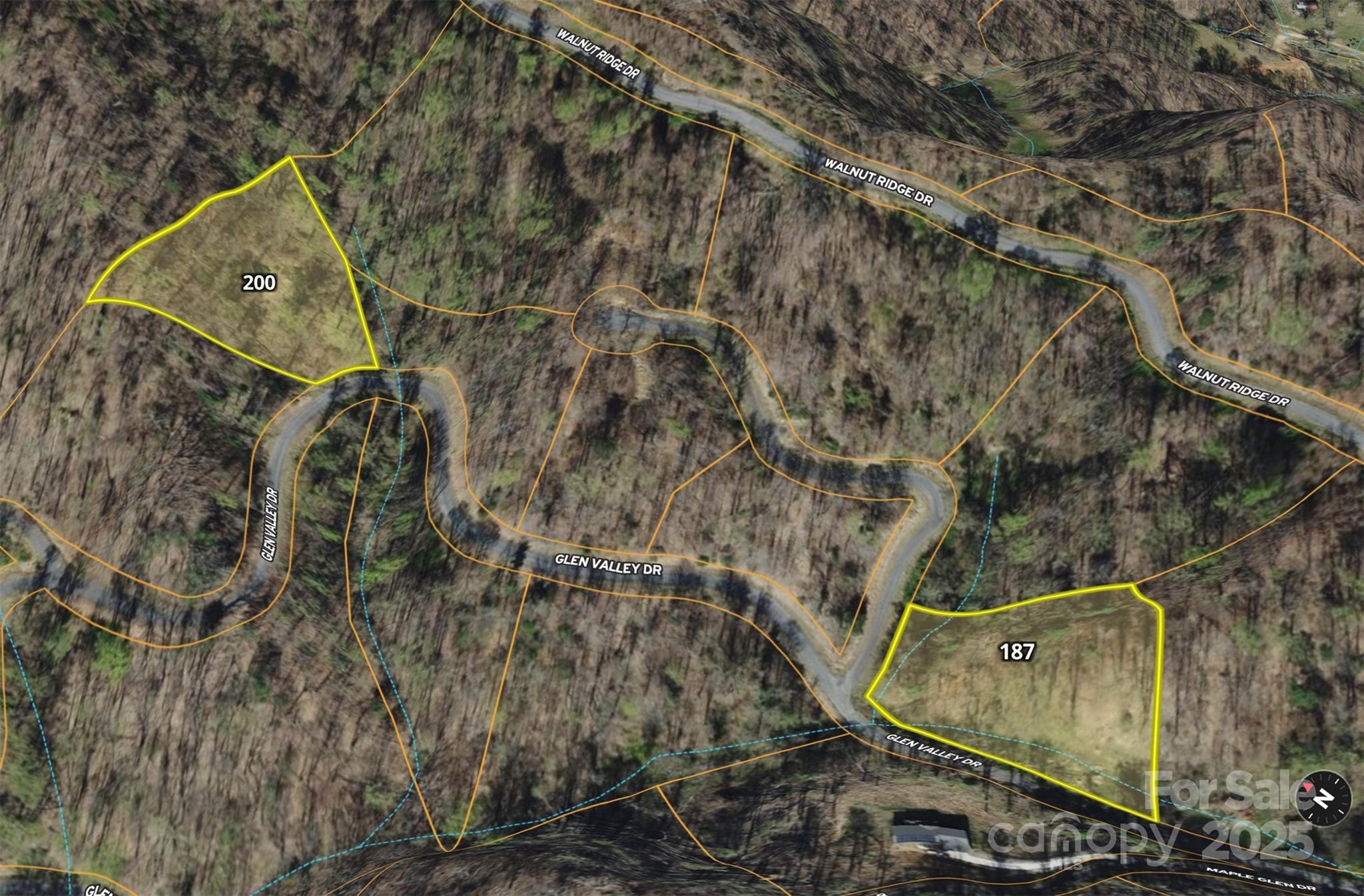 Exceptional 2-lot opportunity priced at one third of the tax value in the low density Seven Glens community of just over 200 lots across 700 acres. Paved roads and underground power/utilities already in place to simplify your building process.  Lot 187 has gentle valley topography and lot 200 has a graded home site and driveway on a sloped lot. Preliminary soils evaluations for septic are complete (not permits). Seller will consider offers of $27,500 on either lot separately. The community of Seven Glens has existing home sales from roughly $500K-$900K over the past year. Located in Madison County, but just 25 minutes from downtown Asheville, this community strives toward a vision of working together with all residents to offer an inspiring lifestyle and preserve the beauty, safety, and value of their properties and neighborhoods.