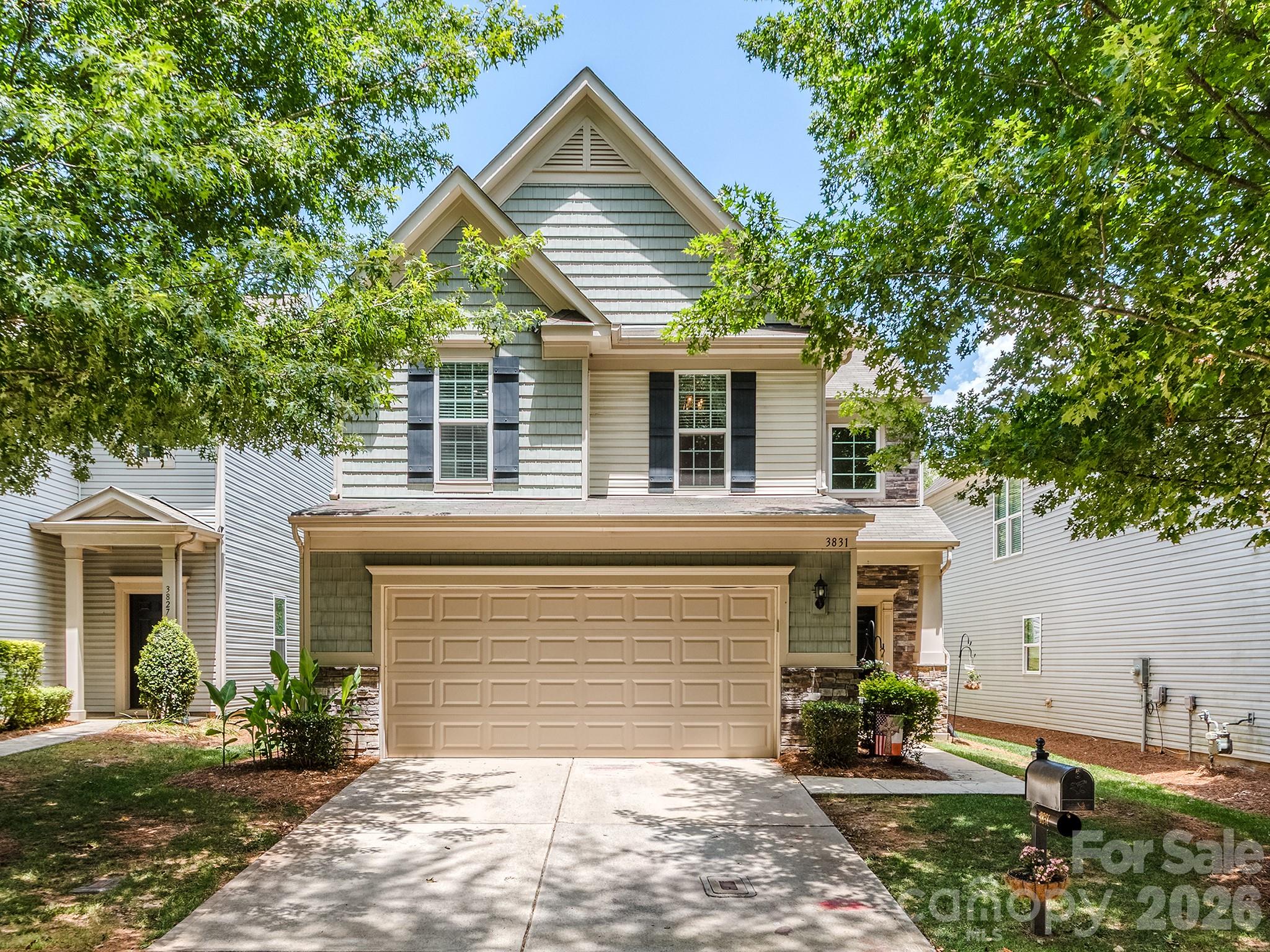 Tucked away in one of the most peaceful sections of Park South Station, this home is just around the corner from the community's direct access to the Little Sugar Creek Greenway, offering a picturesque setting perfect for enjoying the outdoors.  

Welcome to 3831 Park South Station Boulevard, a beautifully maintained 3 bedroom, 2.5 bathroom home offering just over 2,000 square feet of functional living space filled with natural light. The open layout features an inviting kitchen, versatile loft, and a convenient drop zone. This home has been well-maintained and is move-in ready. 

Park South Station offers exceptional amenities including a Junior Olympic pool, clubhouse, fitness center, dog park, playground, sidewalks, green spaces, and an active social calendar. Ideally located in South Charlotte, you'll enjoy easy access to SouthPark, Ballantyne, Uptown, Charlotte Douglas International Airport, shopping, dining, and major highways. If you're searching for a home that has everything you need in a vibrant Charlotte community, schedule your private tour today!