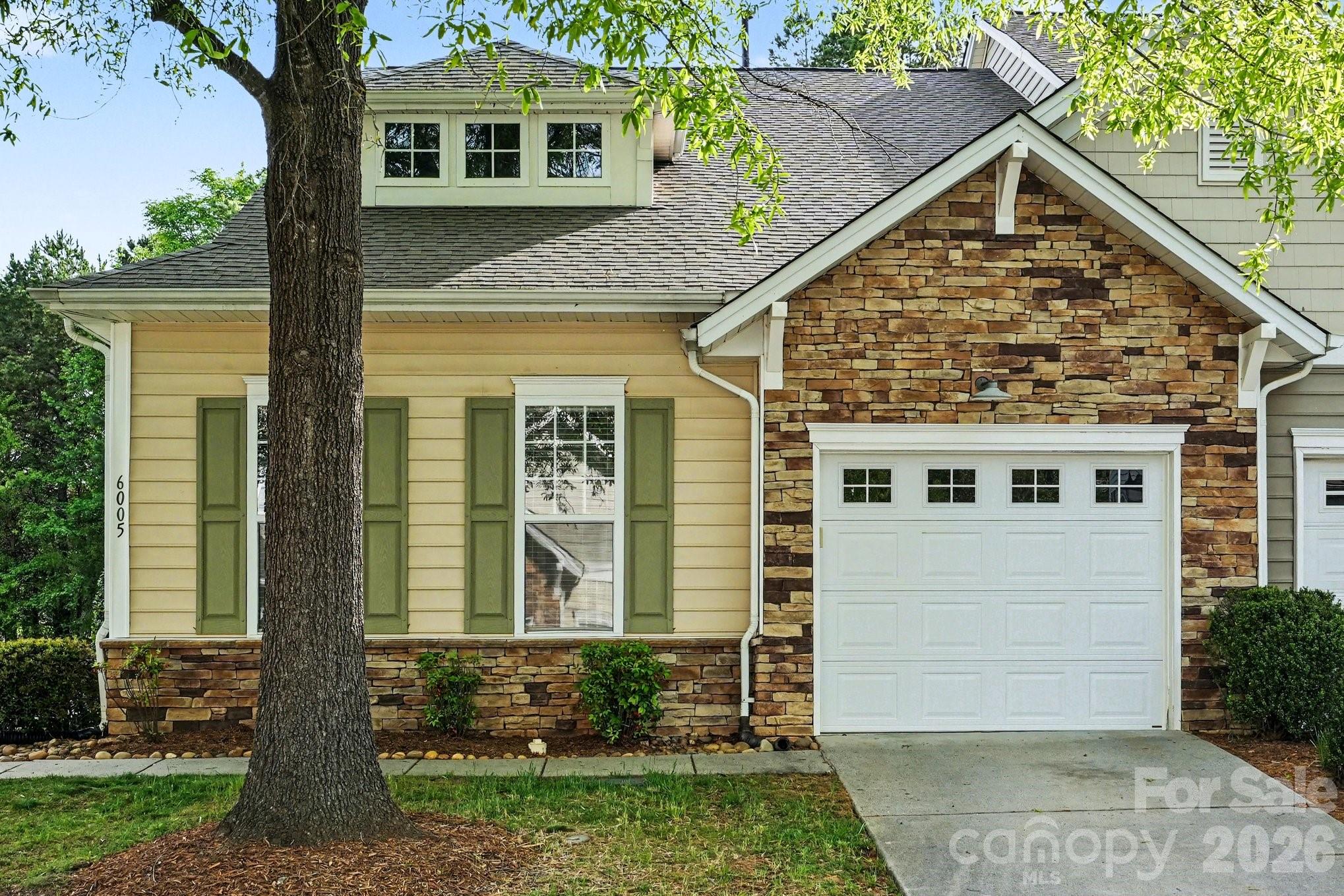 Welcome home to this charming one-level end-unit townhome offering comfort, convenience, and style. Step inside to discover tall ceilings and a thoughtfully designed floorplan that creates an open, airy feel throughout. The spacious living areas provide plenty of room to relax or entertain, while the well-appointed kitchen flows seamlessly into the main living space.

This home features two generously sized bedrooms, offering both comfort and flexibility. Enjoy outdoor living on the private, spacious patio—perfect for morning coffee or evening gatherings. As an end unit, you’ll appreciate the added privacy and natural light.

Complete with a one-car garage and low-maintenance living, this townhome is an ideal blend of functionality and ease. A wonderful opportunity you won’t want to miss!