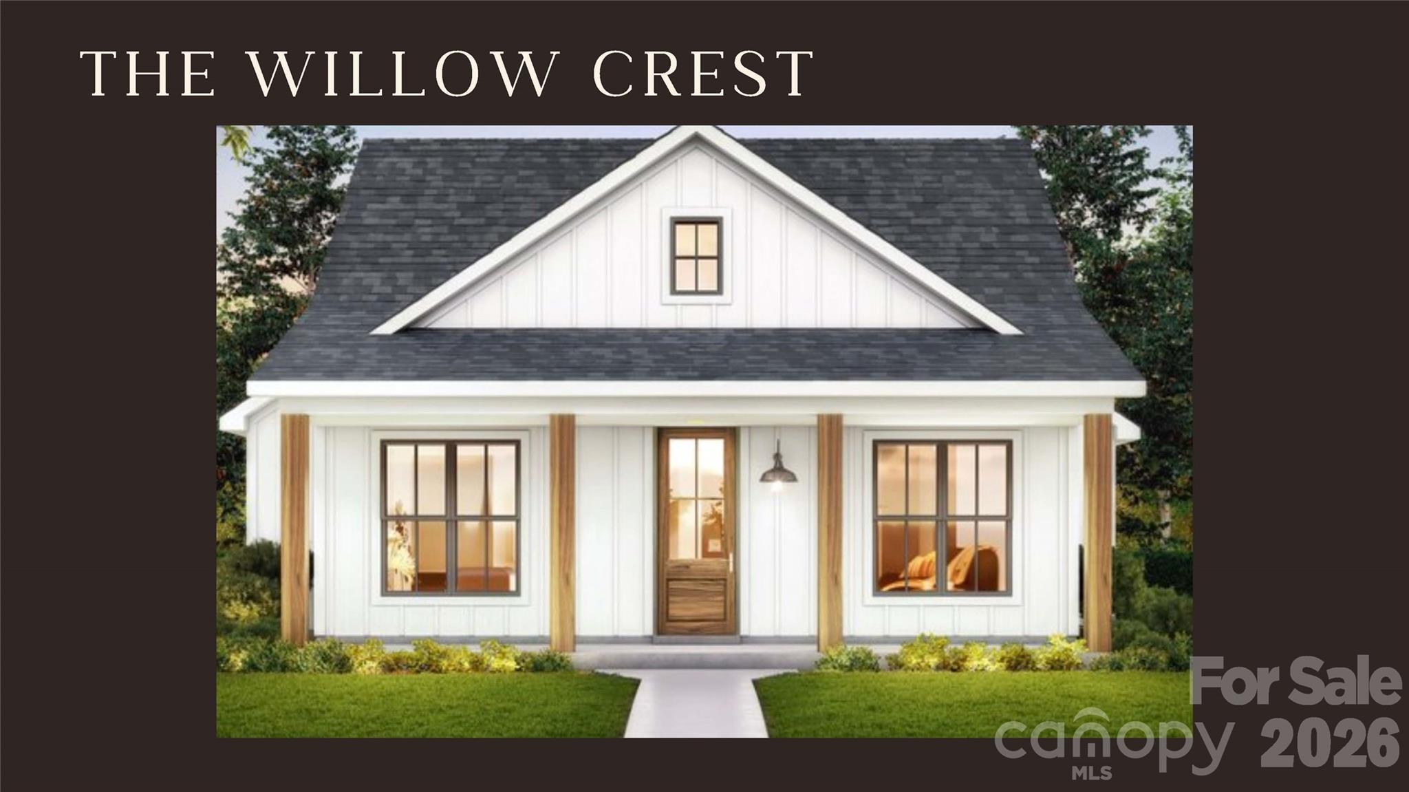 Introducing The Willow Crest a thoughtfully designed new construction home built on site and located within a charming 11-acre enclave shared with just eight other family homes.  Offering approximately 1,500 square feet, this inviting residence blends modern finishes, functional living space, and a peaceful setting that feels tucked away while still keeping everyday conveniences close at hand.
Designed with comfort and flexibility in mind, The Willow Crest features an open floor plan with 9-foot ceilings and durable vinyl plank flooring throughout the main living areas, creating a bright and spacious feel from the moment you enter.  The layout offers 2 to 3 bedrooms and 2 full baths, making it well suited for a variety of lifestyles, whether you need extra space for guests, a home office, or a hobby room.
At the heart of the home, the upgraded kitchen is both stylish and practical, featuring a center island that anchors the space and provides the perfect gathering spot for casual meals, conversation, or entertaining.  Builder-provided appliances, ample workspace, and the seamless connection to the living and dining areas make this home ideal for both everyday living and special occasions.
The exterior showcases attractive board-and-batten wall detailing, adding timeless character and curb appeal to this newly built home.  Set on approximately 1 acre, the property offers room to enjoy outdoor living, gardening, or simply taking in the quiet surroundings of this small community setting.
Location is another standout feature, with convenient access to Columbus and Rutherfordton, North Carolina, as well as Landrum and Boiling Springs, South Carolina.  This central foothills location places shopping, dining, services, and small-town charm within easy reach, offering the best of both North Carolina and South Carolina living.