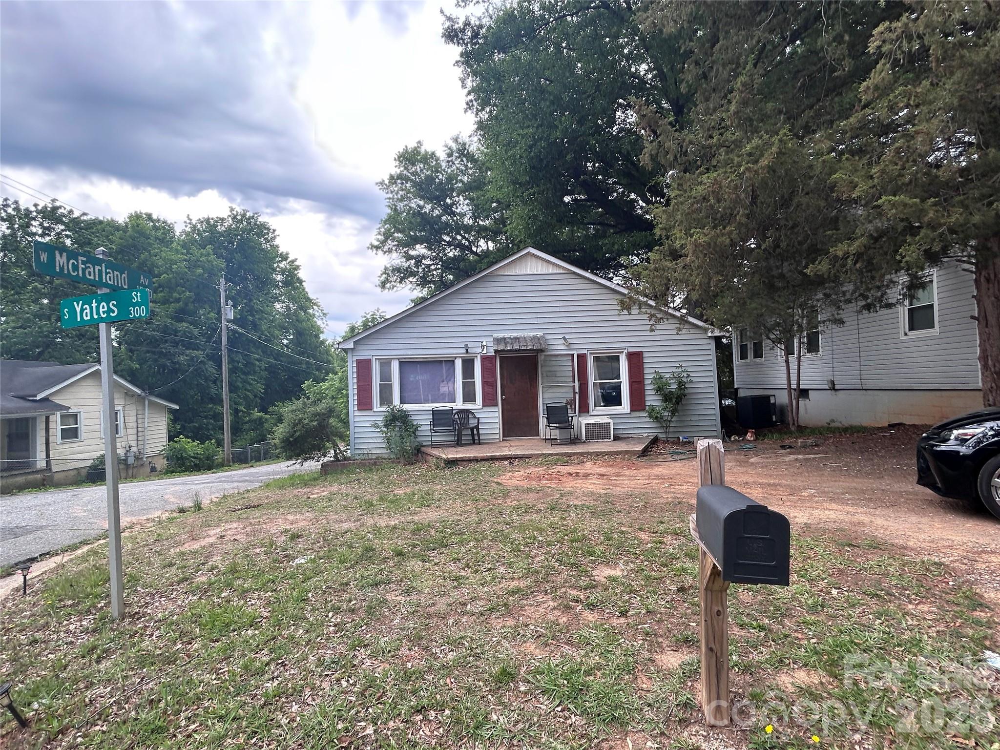 Location! Locatin! Location!  This two bedroom 1 full bath ranch house is located on a corner lot in an up and coming area of Gastonia.  New construction is within walking distance of this parcel and they are selling for hundreds of thousands more than our list price.
Property is tenant occupied. Tenant wants to remain. 
Property is being sold "As Is".  Seller will make no repairs.