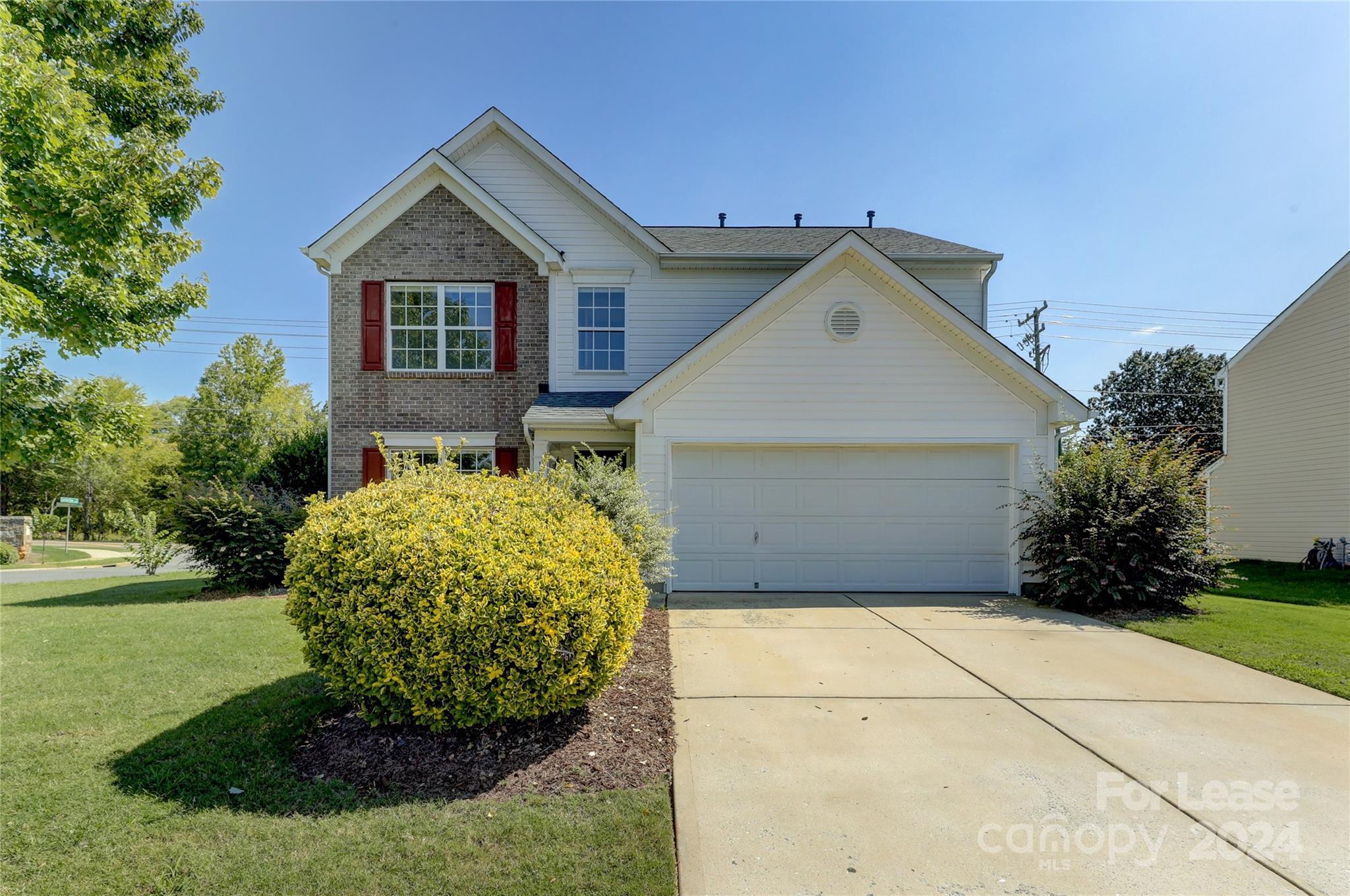 Don't miss this beautiful 4 bedroom home with a 2 car garage located in the Stowe Creek community. Walk inside and you'll find nice prefinished hardwood floors throughout the main level, recently installed carpet upstairs, neutral paint throughout, and a spacious open floor plan from the kitchen into the great room. The kitchen boasts modern stainless steel appliances, granite countertops, a good sized kitchen eating area, plus a large two-door pantry. Spacious living room with a gas log fireplace. Master Bedroom features an oversized walk-in closet and the Master Bath features dual vanity sinks and a garden tub. 4th bedroom can serve as office if needed as it is setup with a Murphy Bed. Washer & Dryer Included! Community amenities include a neighborhood pool and playground. Great location with close proximity to 485, the airport, and Lake Wylie, plus tons of great nearby shopping like Charlotte's Premium Outlet Mall and the Rivergate Shopping Center. Call us today to schedule a tour!
