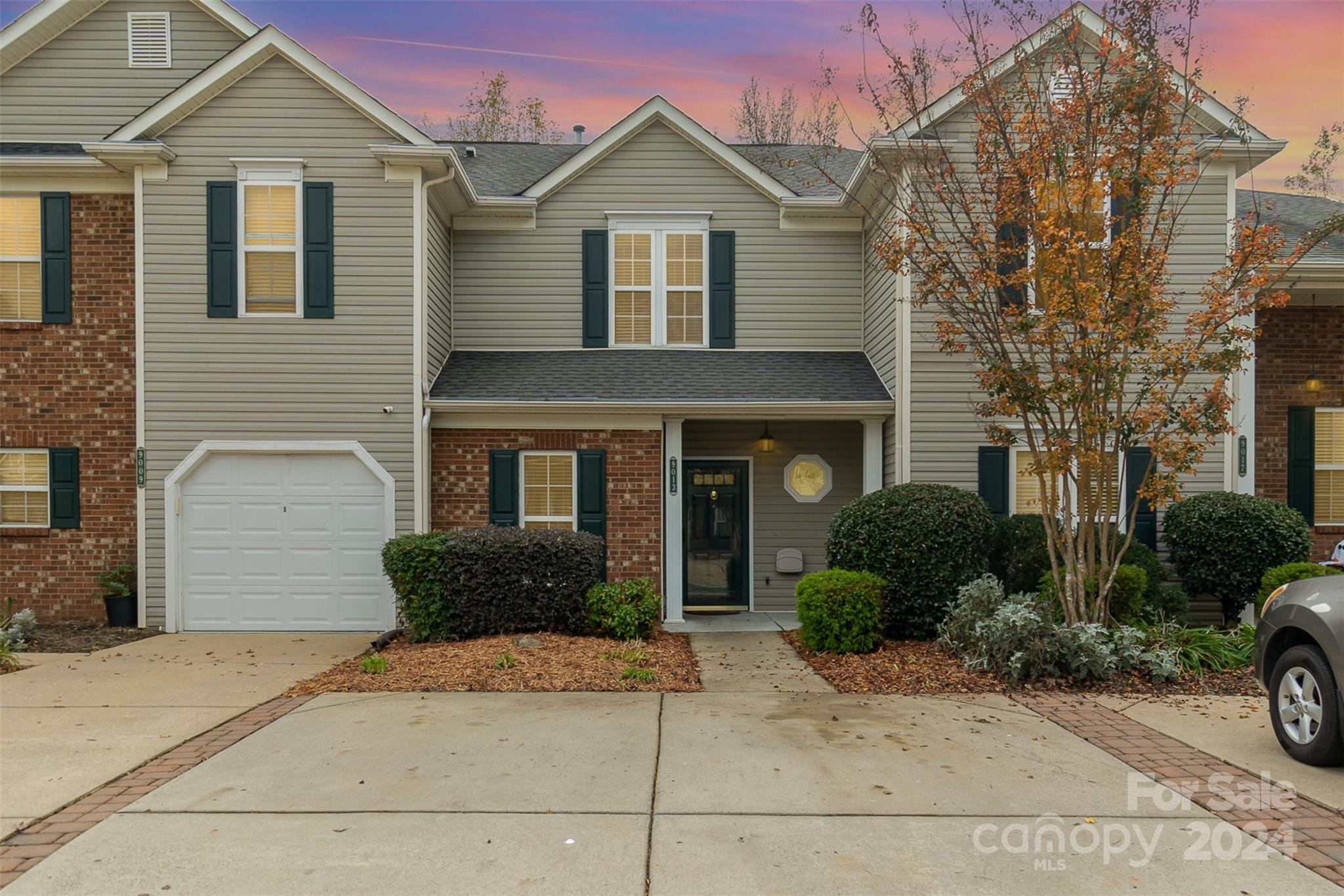 Welcome to Towne Meadows, a townhome where comfort meets natural beauty. The kitchen and breakfast bar open seamlessly into a spacious dining and family room, creating a warm and inviting space perfect for gatherings. Upstairs, find two primary bedrooms, each complete with its own private full bathroom, while a convenient half-bath downstairs serves guests with ease. Enjoy a private back patio that opens to the scenic Long Creek Greenway, offering you serene views and quick access to trails right in your backyard. Conveniently located near premier shopping, dining, parks, and major highways I-485 and I-77, this home offers the ideal blend of tranquility and accessibility. Don’t wait—schedule a viewing today!