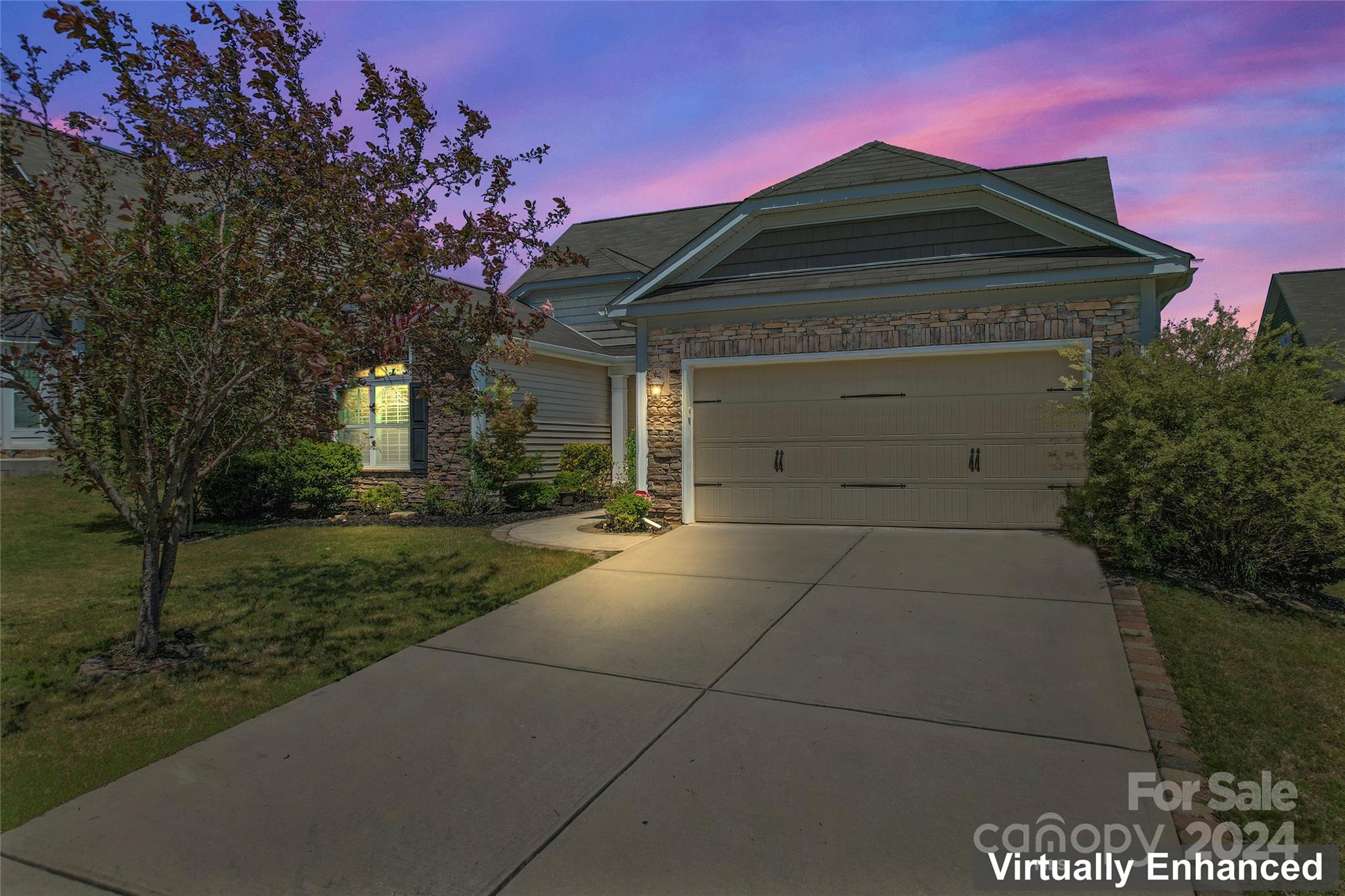 Introducing a luxurious retreat, this stunning home flawlessly combines comfort and updated design. The ground level features a spa-like primary suite with tray ceiling, attached bathroom with soaker tub and walk-in shower. The gourmet kitchen, with its elegant cabinetry, granite countertops and gas stove, offers a perfect space for your inner chef to shine. Crown molding and wainscoting throughout the home add a touch of sophistication, while the meticulous attention to detail creates a truly refined living area. In need of a dedicated workspace? The office with custom built-ins is designed to cater to both style and functionality. Step outside to the spacious backyard with screened in porch, large paver patio, fireplace with built-in seating and grilling kitchen area. Additionally, take advantage of the endless Walnut Creek community amenities! This home is a sanctuary, catering to your every desire for luxury, functionality, and recreation.