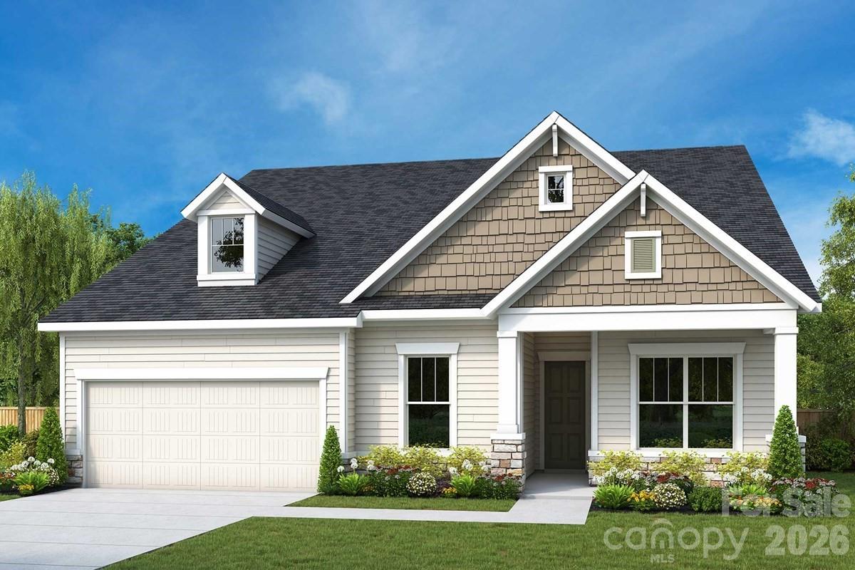 Welcome everyday luxury into your life with this beautifully designed ranch home. An expansive study provides the perfect sunlit space for a personal office or additional gathering area. Energy-efficient windows frame backyard views while filling the interiors with natural light, allowing your design style to shine.   The gourmet kitchen features designer-selected cabinetry, a full-function island, and in the dining area a built-in buffet with china towers adds storage and style. Whether preparing appetizers for Wine Down Wednesday or your favorite potluck dish, this space is designed to inspire. The dining and family areas flow seamlessly, creating a warm and welcoming atmosphere-along with your family room fireplace.Two private guest bedrooms ensure everyone has a space to call their own. The oversized 2-car garage offers flexibility for hobbies or a future workshop. In the laundry room, you’ll find a sink, counter, linen closet, coat closet and built-in cabinetry—an organizer’s dream.  The Owner’s Retreat is a private escape, complete with a tray ceiling, deluxe walk-in closet, and a pamper-ready Owner’s Bathroom, making it feel like a vacation every day.