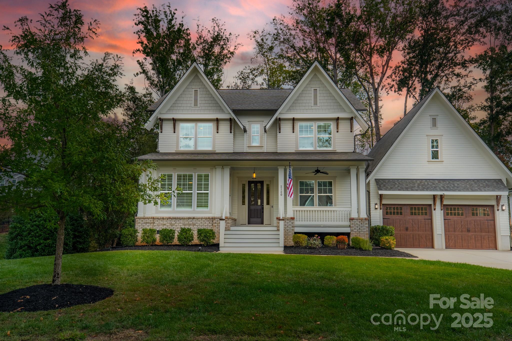 Prepare to fall in love! This stunning home blends modern luxury with timeless charm in one of Fort Mill’s most coveted communities. The light-filled open floor plan is anchored by a chef’s kitchen with an oversized island—perfect for gathering and entertaining. The spacious primary suite feels like a private retreat with a spa-worthy bath and dreamy walk-in closet. Upstairs offers versatile flex space for a playroom, media room, or home office. Outside, enjoy the covered, screened in porch and beautifully landscaped backyard. With top-rated schools, shopping, dining, and easy access to I-77 just minutes away, this home truly has it all!
