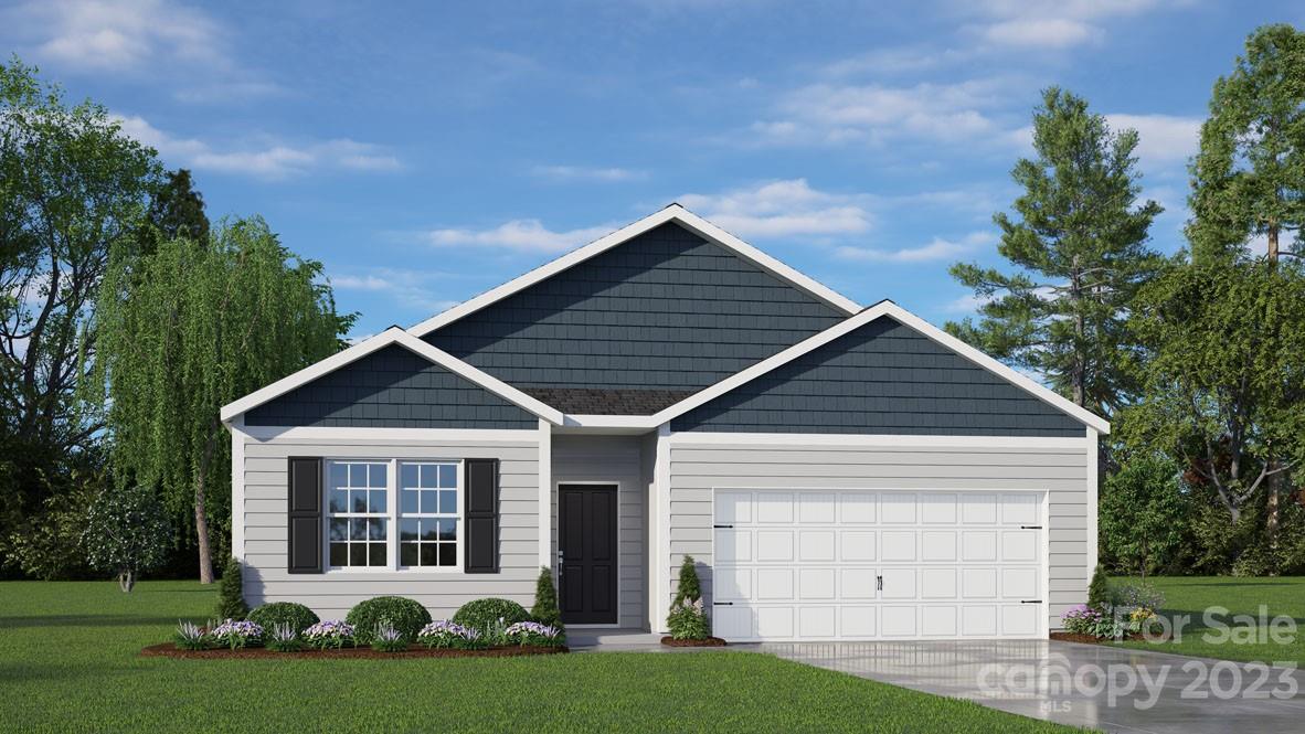 Welcome to Sonora, a new small community with large homesites, county living and location, located just off of Bus 85 & Highway 150 & nearby charming Uptown Lexington.  One level living at its best w/ Open floorplan that includes large kitchen island, light bright dining area and covered porch to enjoy your beautiful backyard. Primary bedroom features a spacious 5' shower. Contemporary Cane Shadow cabinets and granite countertops make this a stunning home!! Three additional bedrooms complete this awesome floorplan. One-year builder & 10-year structural warranty included. Also includes Smart Home technology package! Equipped with Smart Home technology!