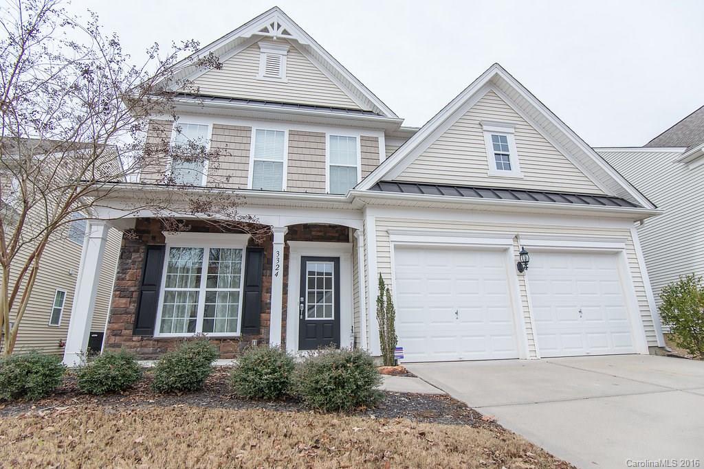 Popular Aberdeen floorplan w/ 3 beds, 2.5 baths. Two story great room w/windows from floor to ceiling. This particular home has extra cabinets in kitchen compared to other Aberdeens. It also has granite countertops, fenced in backyard, custom woodwork (closet storage, bathroom shelving). Gas log fireplace in great room. Walk-in closet in master bedroom and tray ceiling in master. Very functional floorplan ! Flex space at front for living room or entertaining space. Walking distance to amenities.
